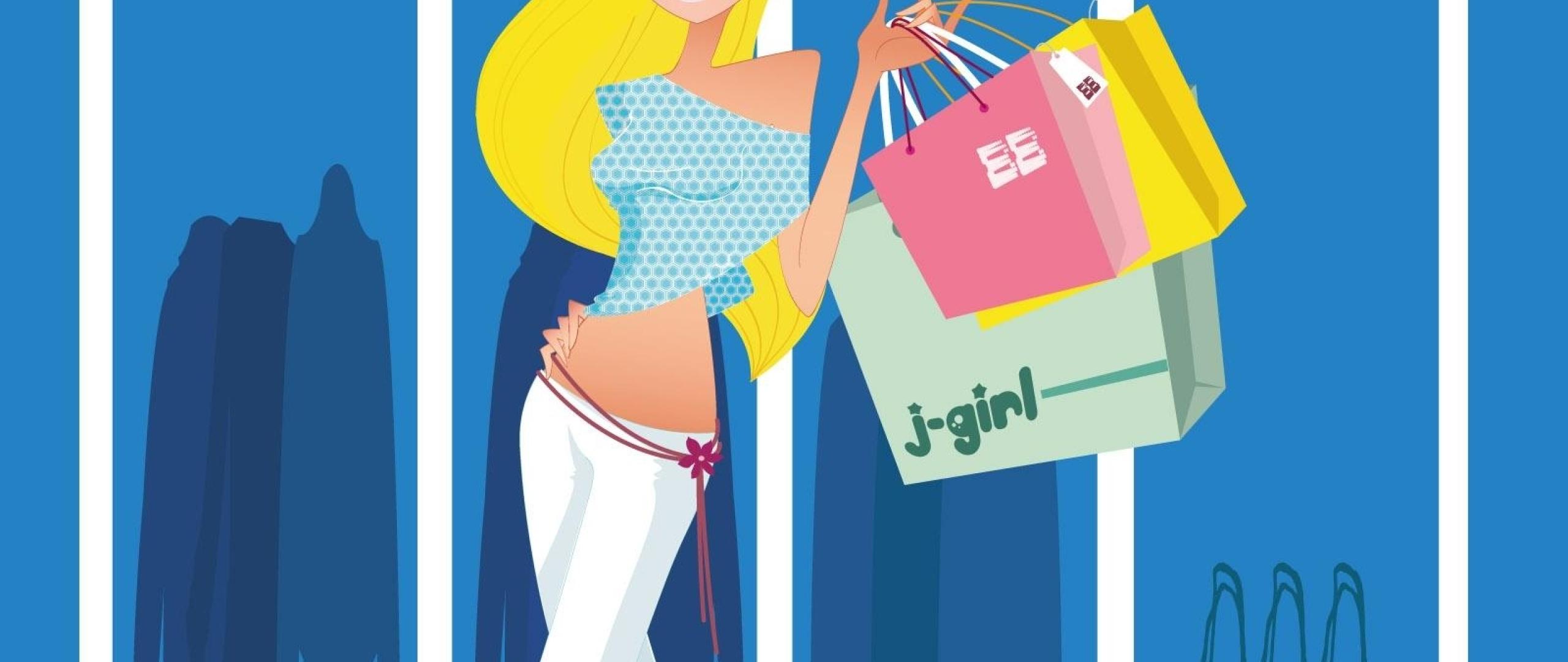 2560x1080 girl, shopping, bags 2560x1080 Resolution Wallpaper, HD Vector 4K Wallpaper, Image, Photo and Background