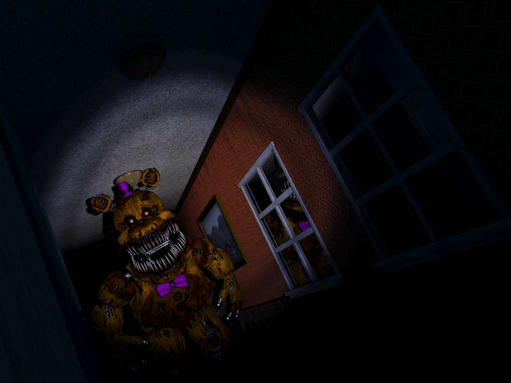 Report Abuse - Nightmare Fredbear. Full Size PNG HD wallpaper