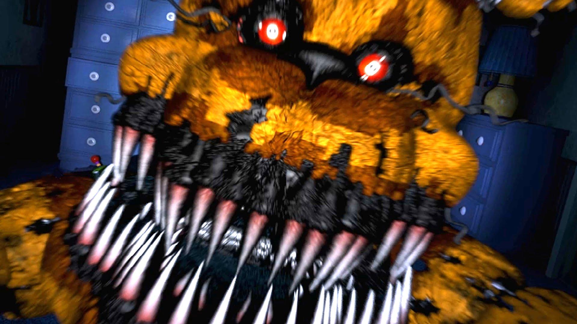 1920x1080 Nightmare fredbear Nights at Freddy's Photo