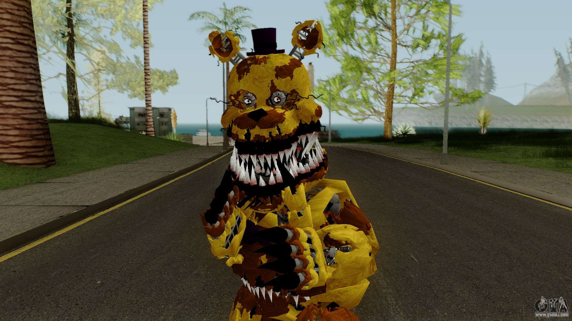 1920x1080 Nightmare Fredbear (FNaF) for GTA San Andreas
