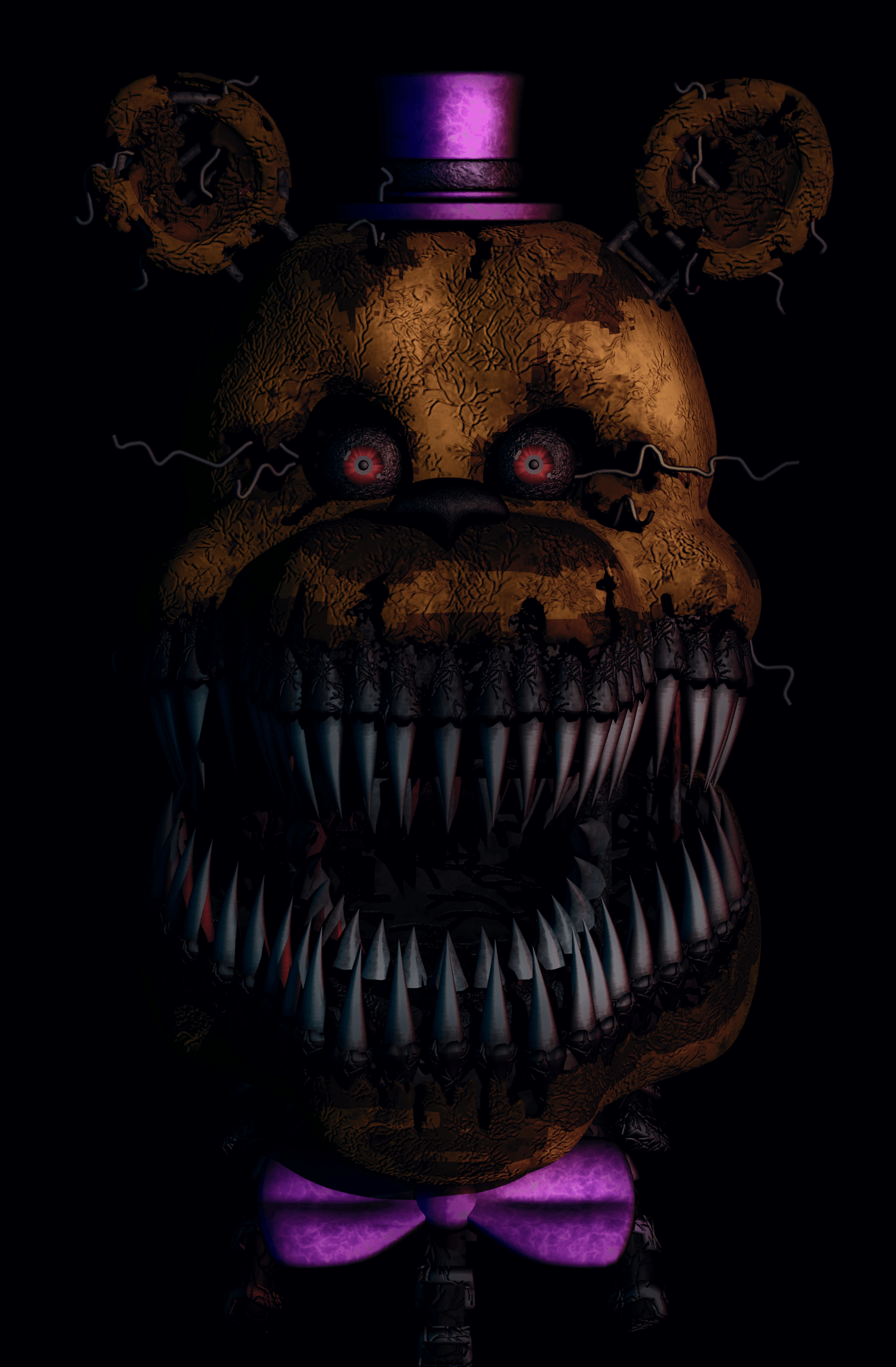 Nightmare Fredbear Wallpapers - Top Free Nightmare Fredbear Backgrounds ...