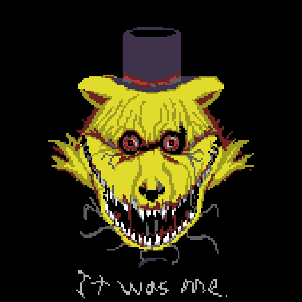 1020x1020 FNAF4 Fredbear by revie03 on Newgrounds