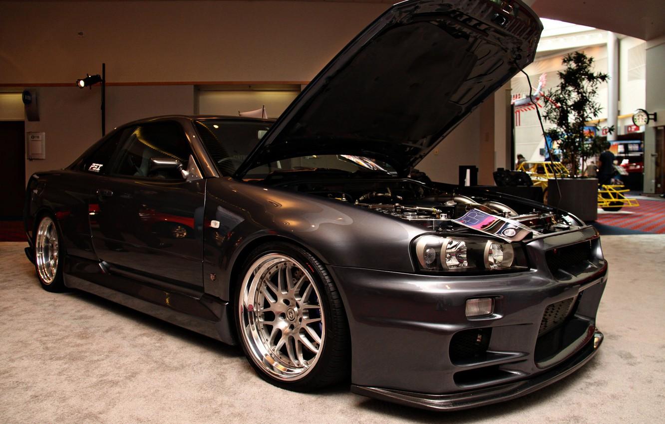 1332x850 Wallpaper nissan, skyline, rb26dett, r34 image for desktop, section nissan