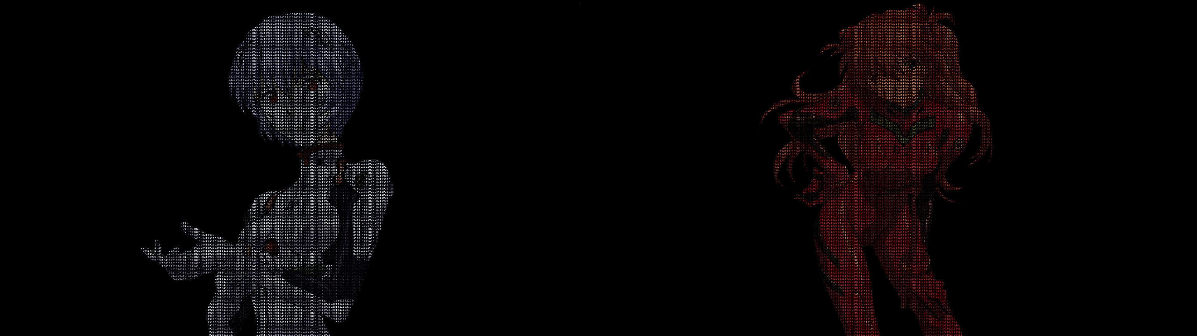 3840x1080 Dual Monitor Wallpaper Neon