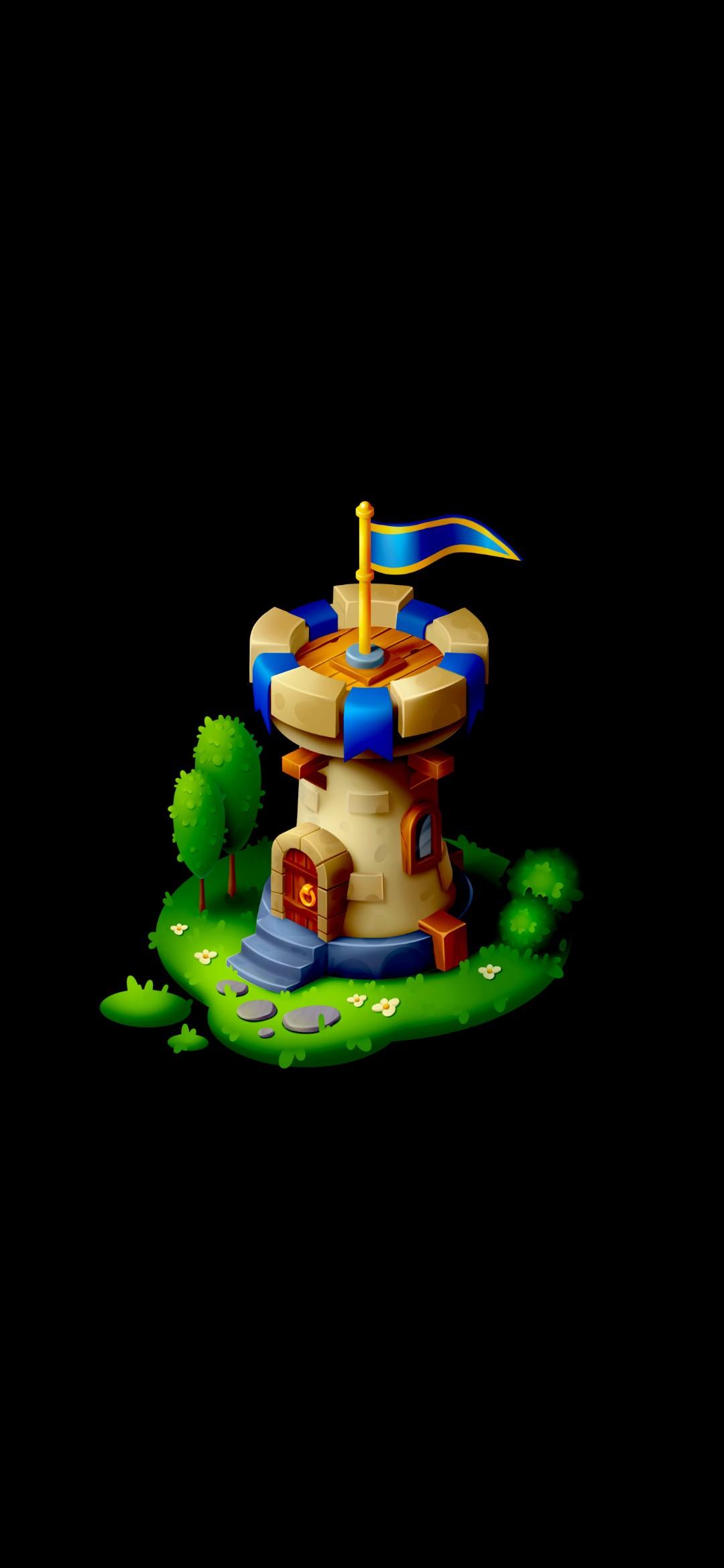 1080x2340 Tower Games Black HD Wallpaper Download Samsung Galaxy A51