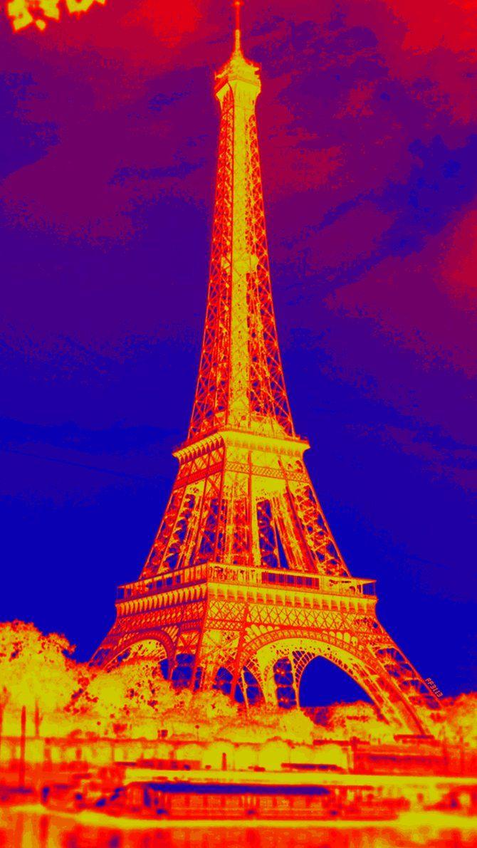 Hình nền điện thoại thẩm mỹ 670x1191: Tháp Eiffel
