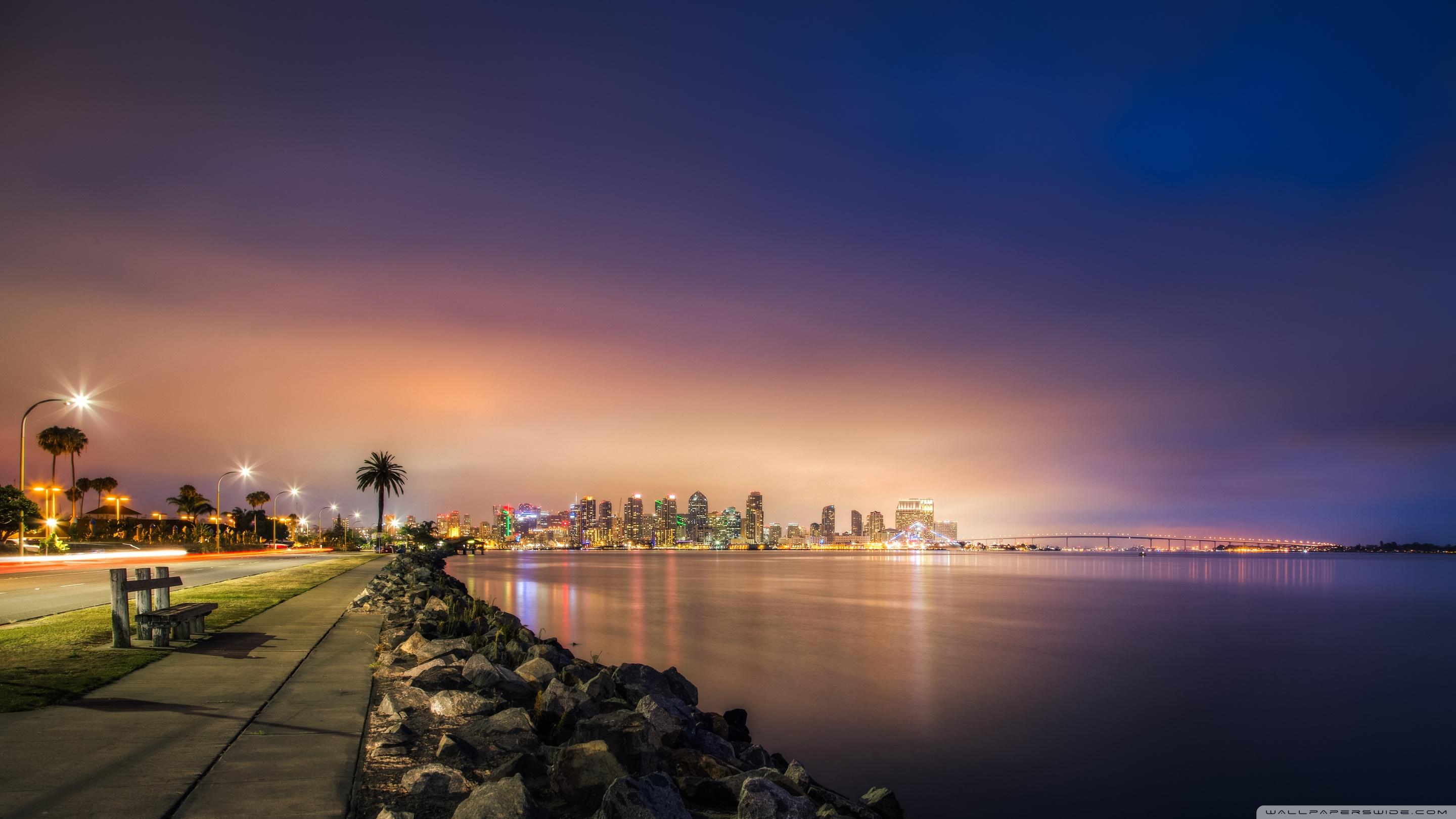 2880x1620 Beautiful Night City Ultra HD Desktop Background Wallpaper for : Widescreen & UltraWide Desktop & Laptop : Multi Display, Dual Monitor : Tablet