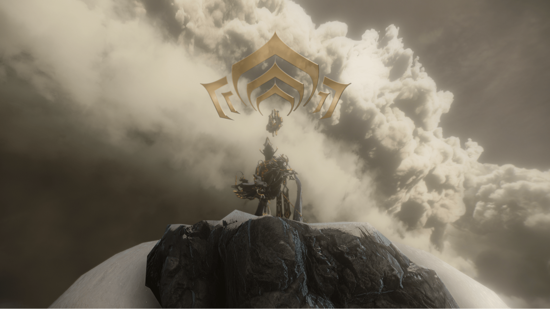 1811x1018 Warframe Nekros Prime Wallpaper (with and without text)