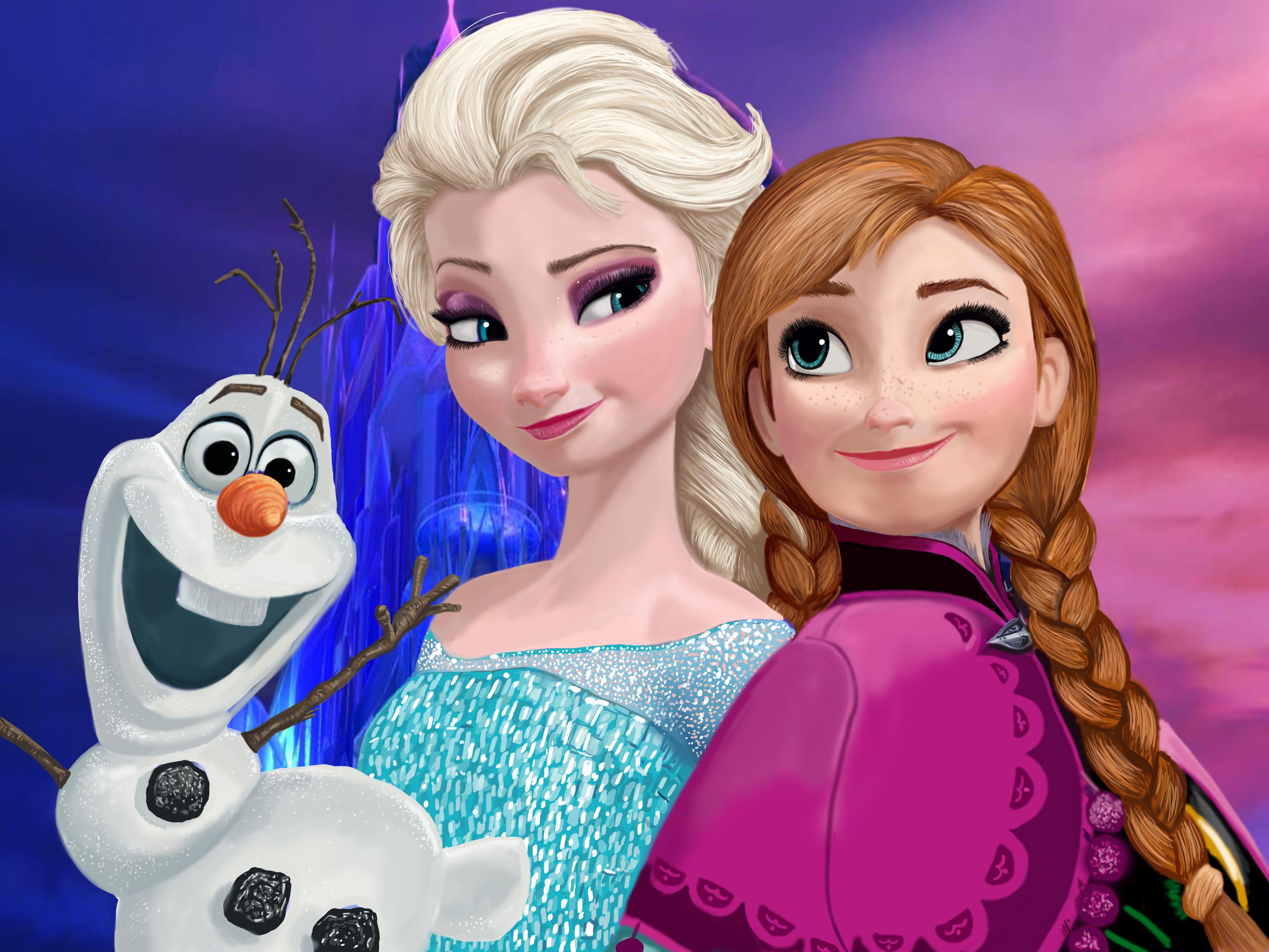4096x3072 Frozen Wallpaper Elsa And Anna 273 Elsa (Frozen) HD Wallpaper