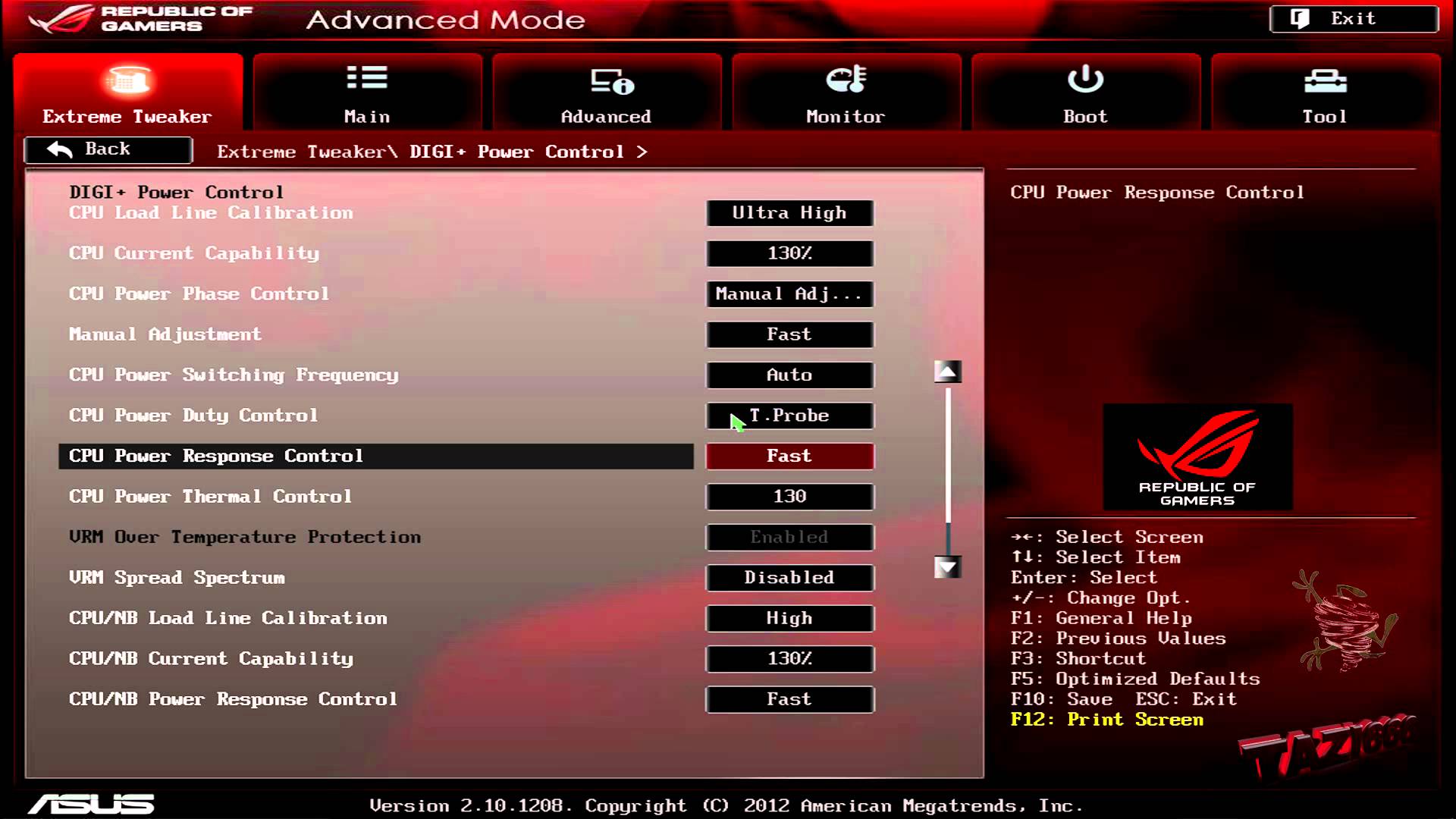 1920x1080 Asus Crosshair V Formula Z: Setting BIOS 9590 5Ghz Undervolting