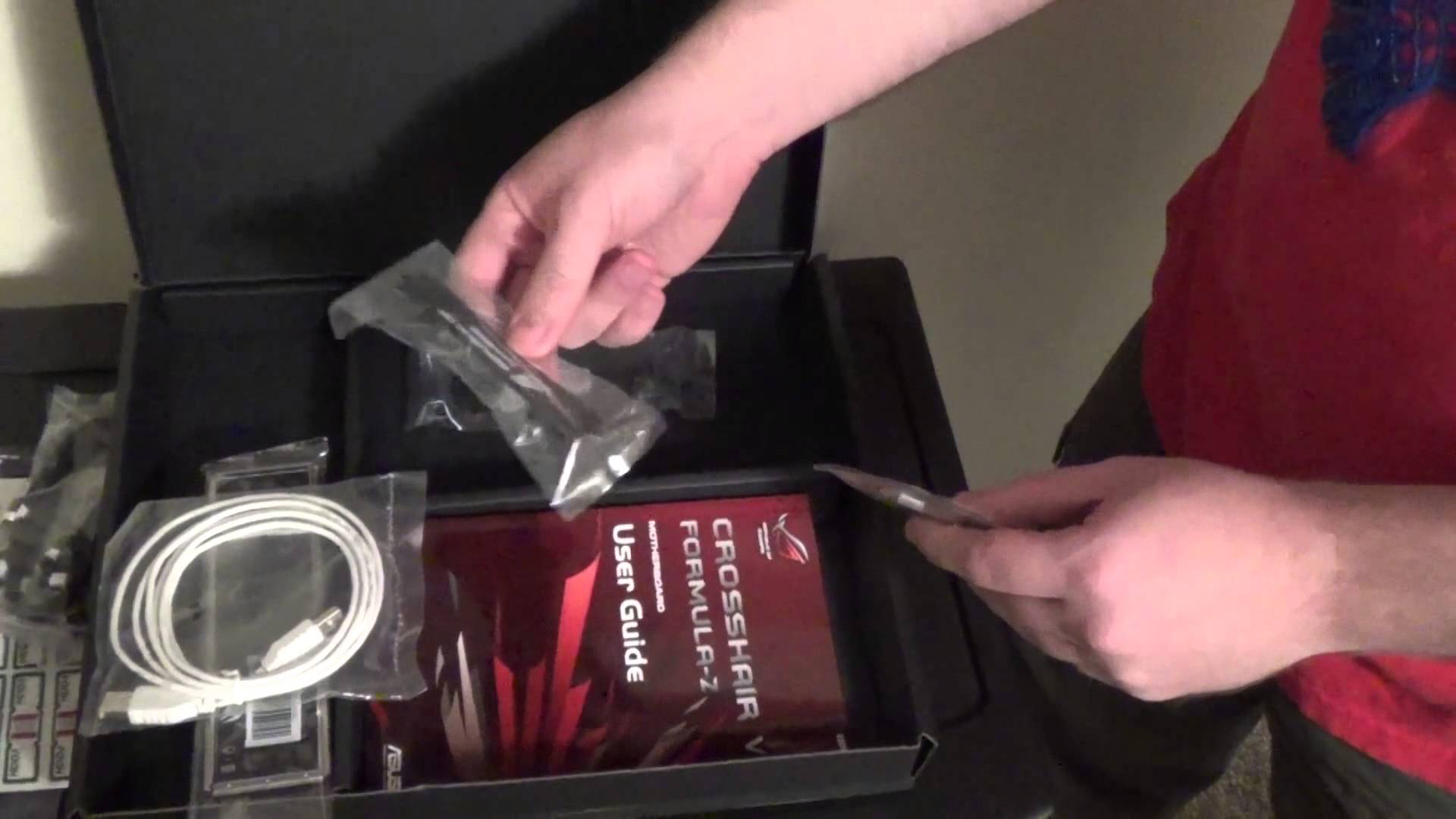 1920x1080 Asus Crosshair V Formula Z AMMotherboard Unboxing & Features