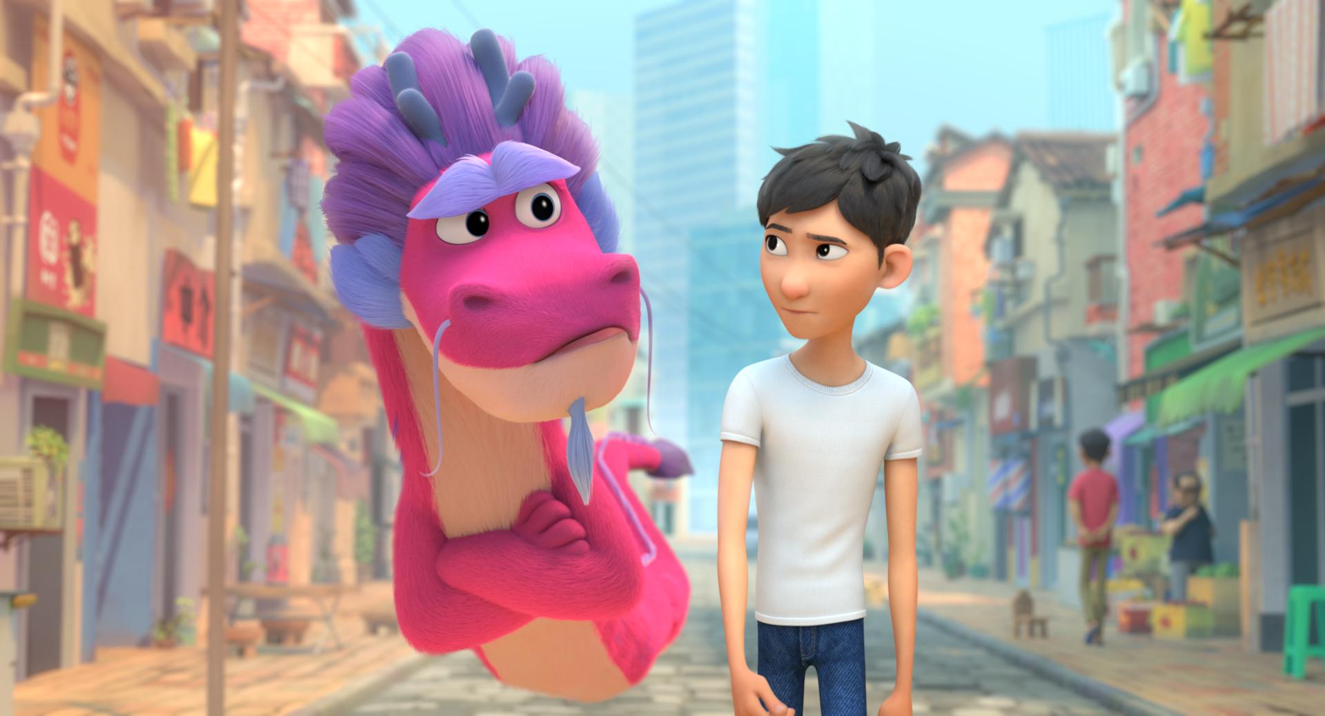 1920x1038 Wish Dragon': 'Aladdin' Returns to China With a Pink, Fluffy Genie