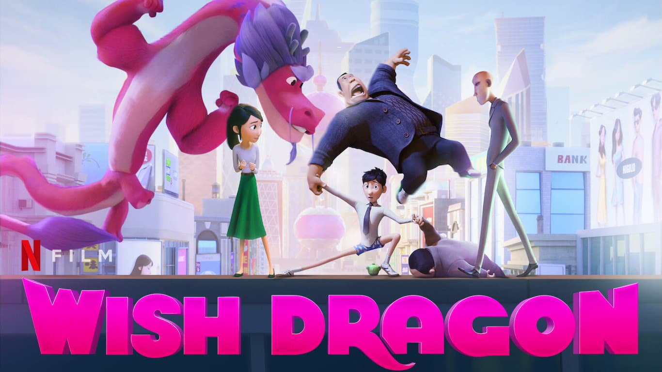 1366x768 Wish Dragon Netflix Original Film