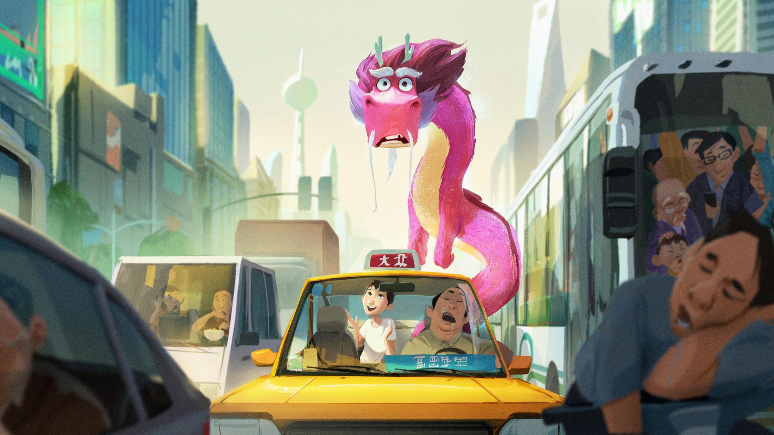 2560x1440 Chinese Dragon Din Song Long HD Wish Dragon Wallpaper