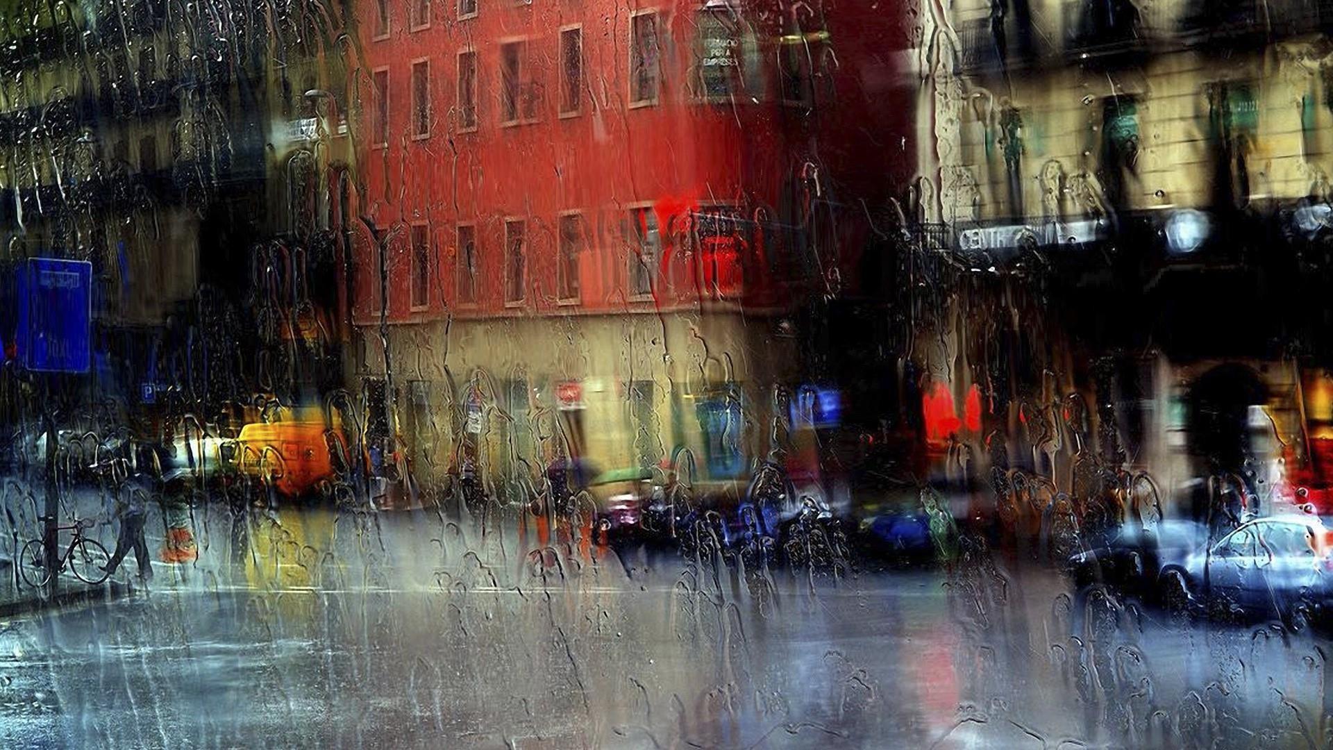 1920x1080 Rainy Day From The Window Wallpaper Data Src Download Day Rain HD Wallpaper