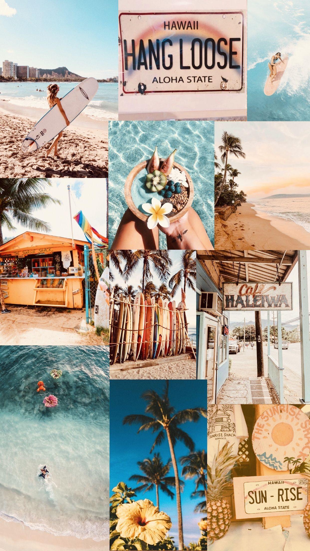 1242x2208 Hawaii Collages Wallpaper