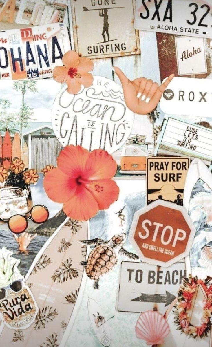 732x1196 Hawaii Aesthetic Collage. Aesthetic iphone wallpaper, Pretty wallpaper iphone, iPhone wallpaper tumblr aesthetic
