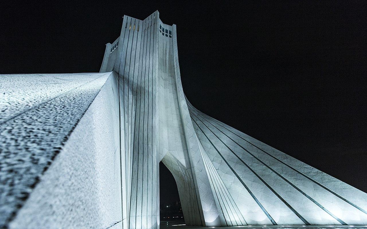 1280x800 Azadi Tower at night