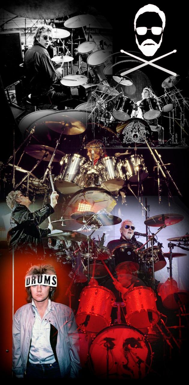630x1280 Roger Taylor drums wallpaper