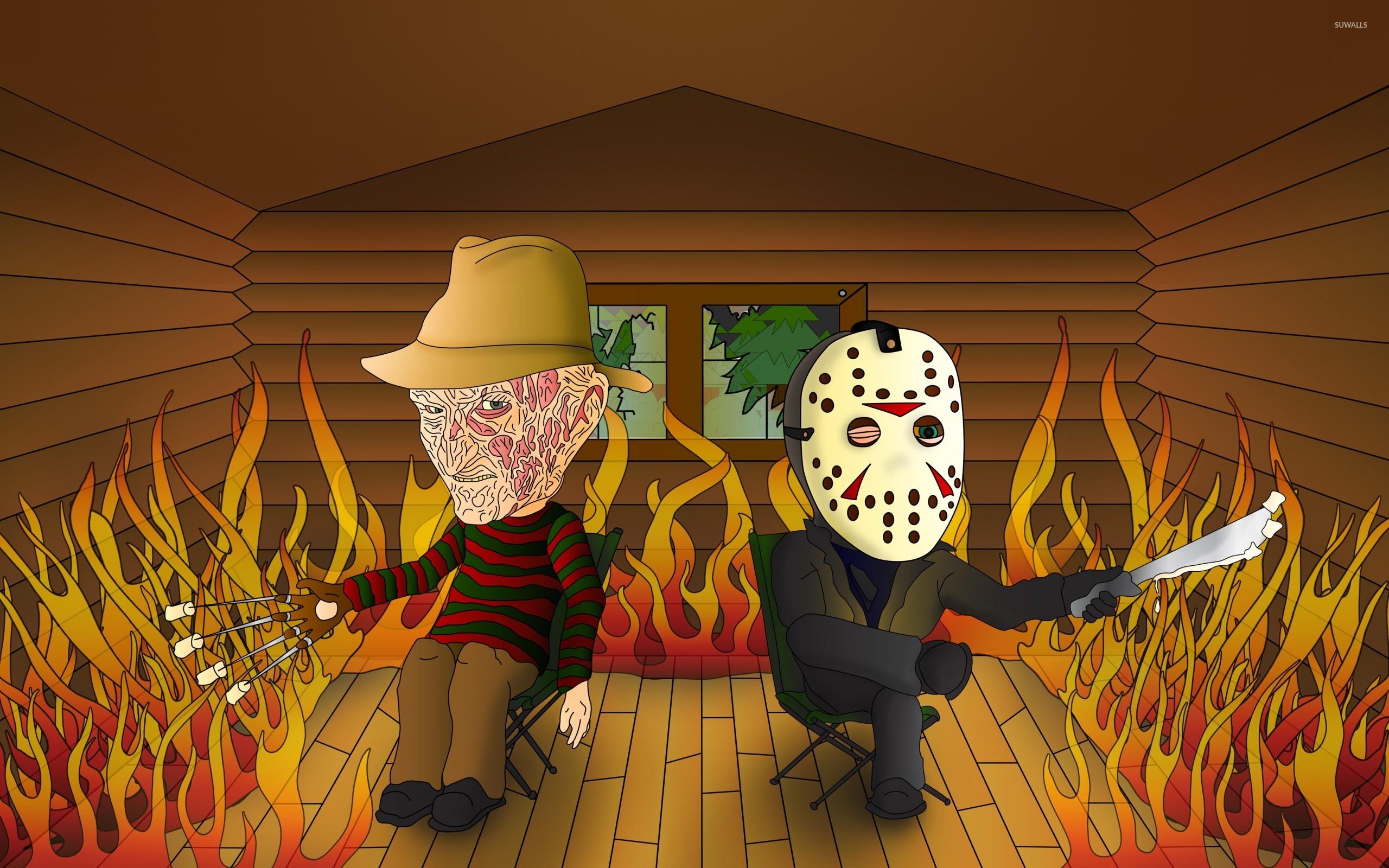 2560x1600 Freddy vs Jason wallpaper wallpaper