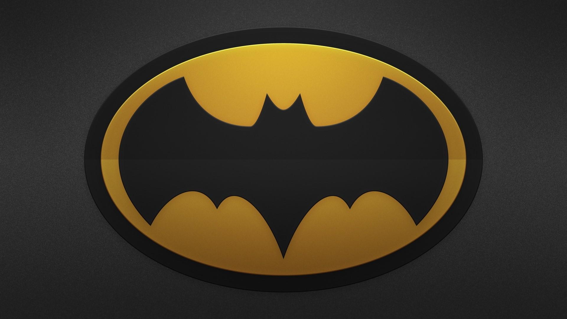 1920x1080 Full HD Batman Yellow Black Logo. Mocah HD Wallpaper
