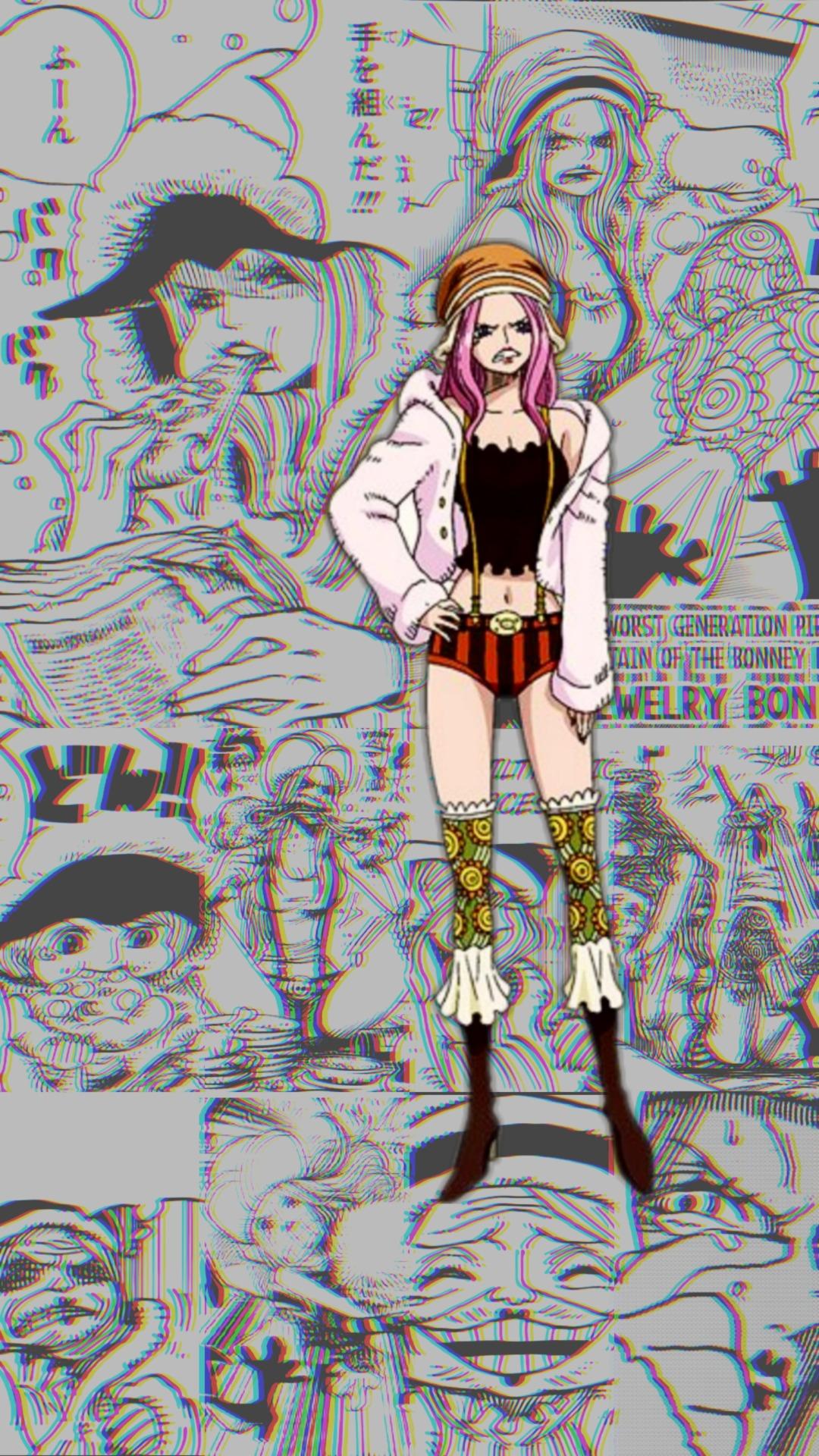 Bonney Stampede Style  Personagens de anime, Anime, One piece