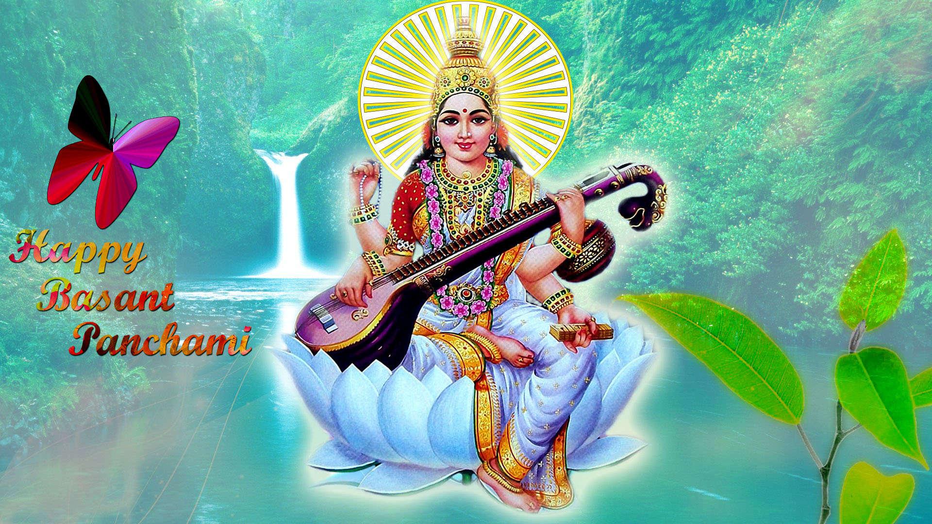 1920x1080 Happy Vasant Panchami 2021: Image, Quotes, Wishes, Messages, Cards, Greetings, Picture and GIFs of India