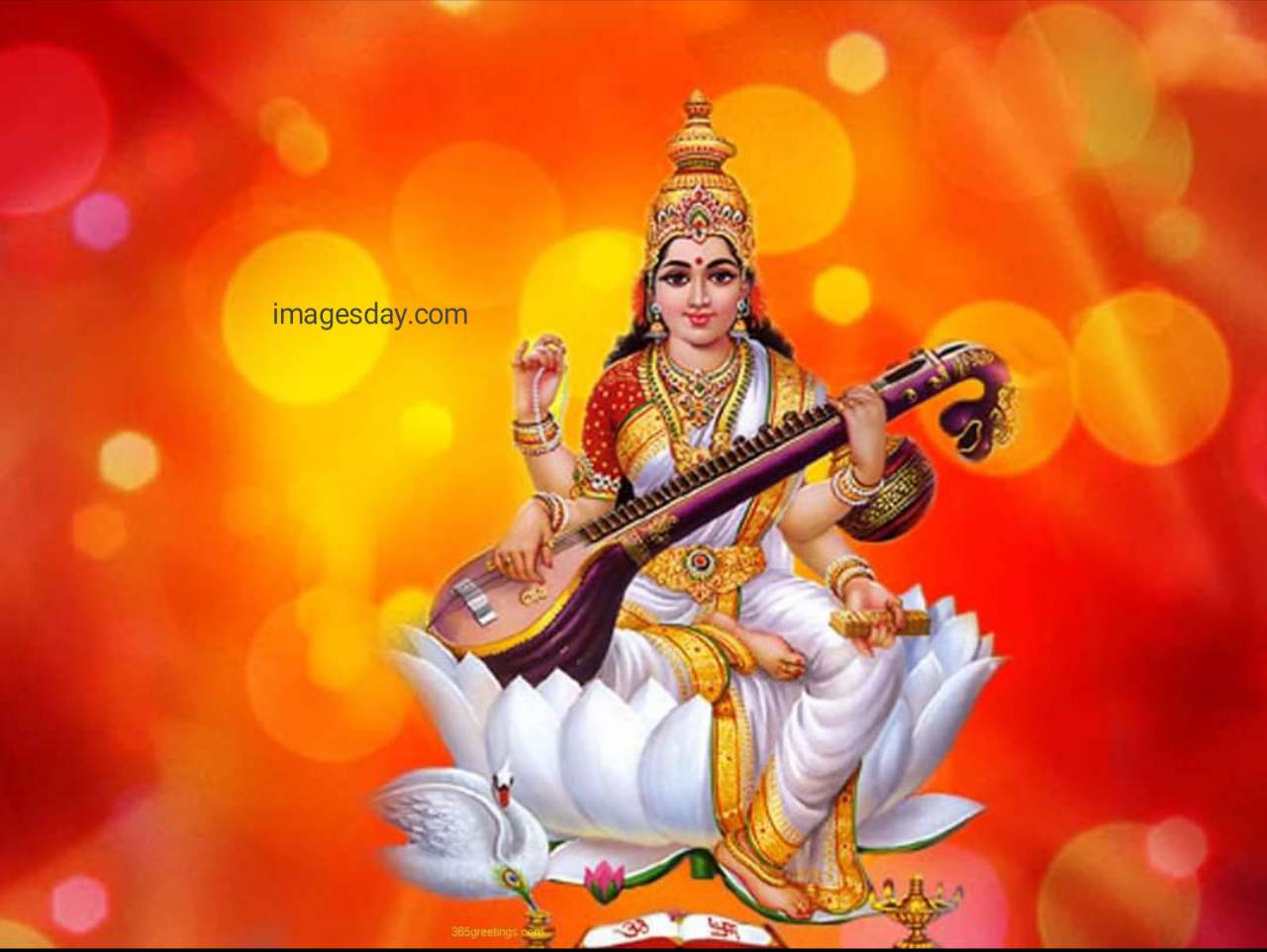 Goddess Saraswati Wallpapers - Top Free Goddess Saraswati Backgrounds ...