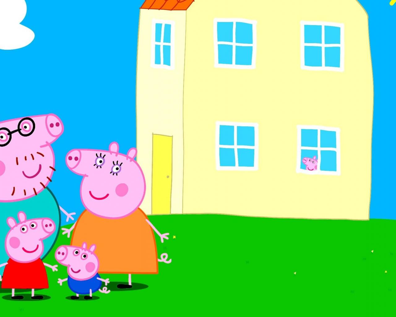 Download Enjoy Exploring the Peppa Pig House Wallpaper  Wallpaperscom