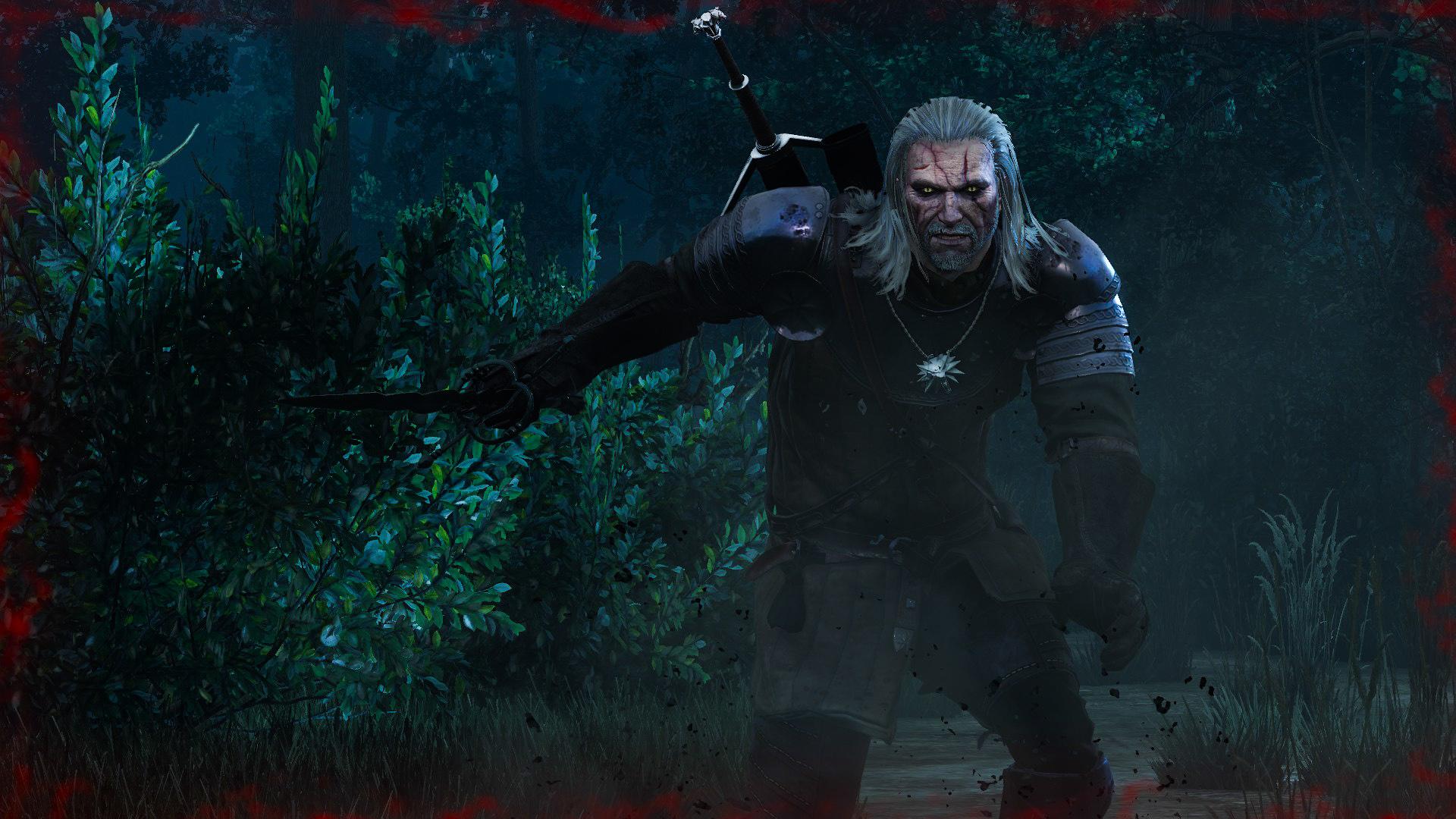 1920x1080 The White Wolf', Wallpaper I made messing around with a free camera mod. What do you guys think?: witcher