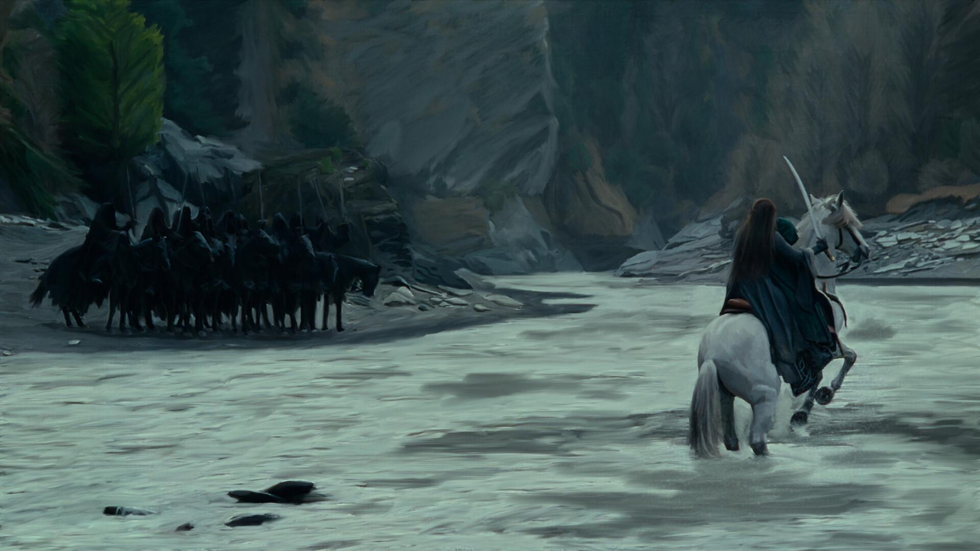 1920x1080 Arwen and Nines Drawing Wallpaper 4k (the Lord of the Rings), Buğra Gökçe