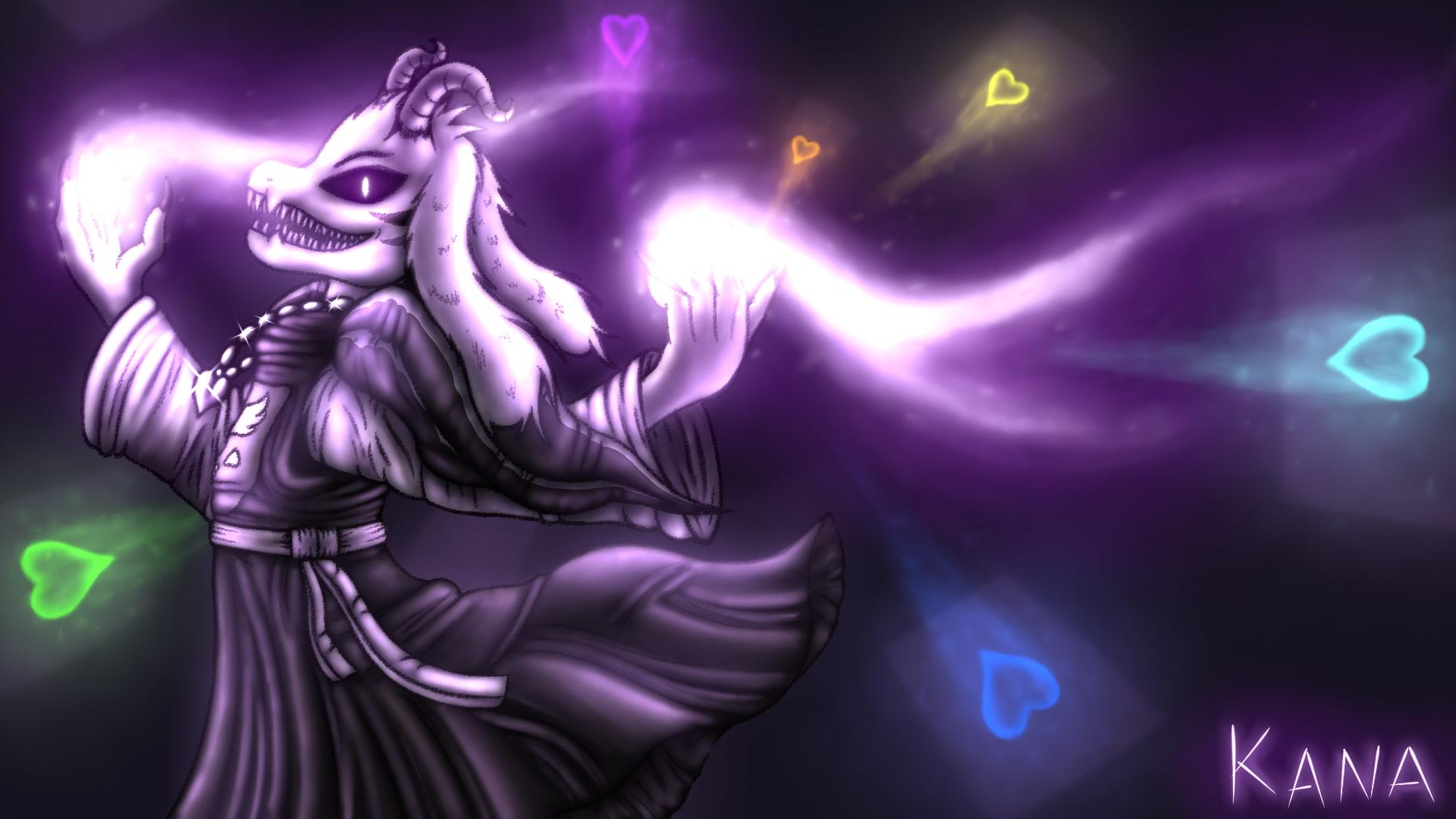 1920x1080 Asriel Wallpaper