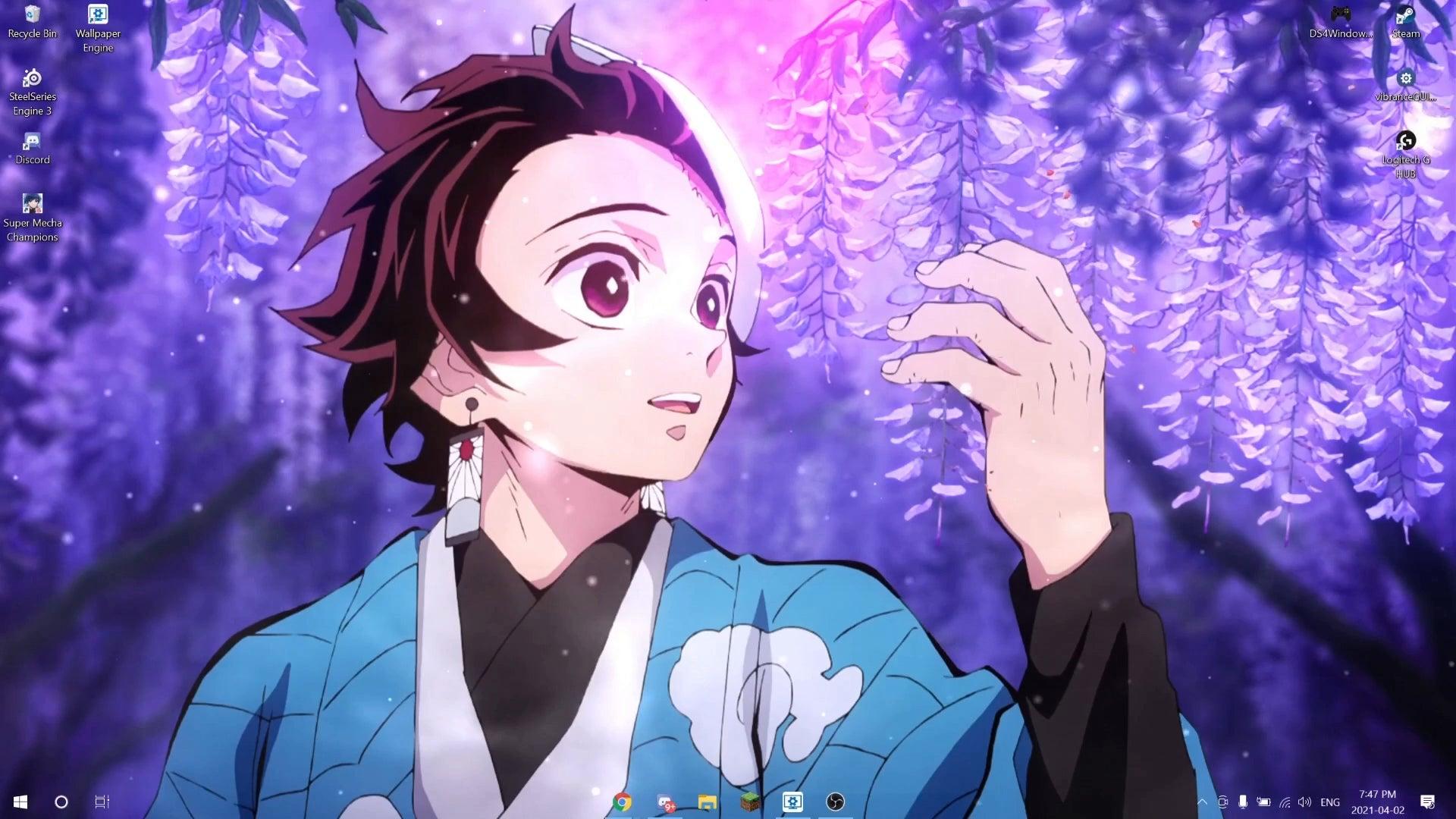1920x1080 Demon Slayer Wisteria Forest