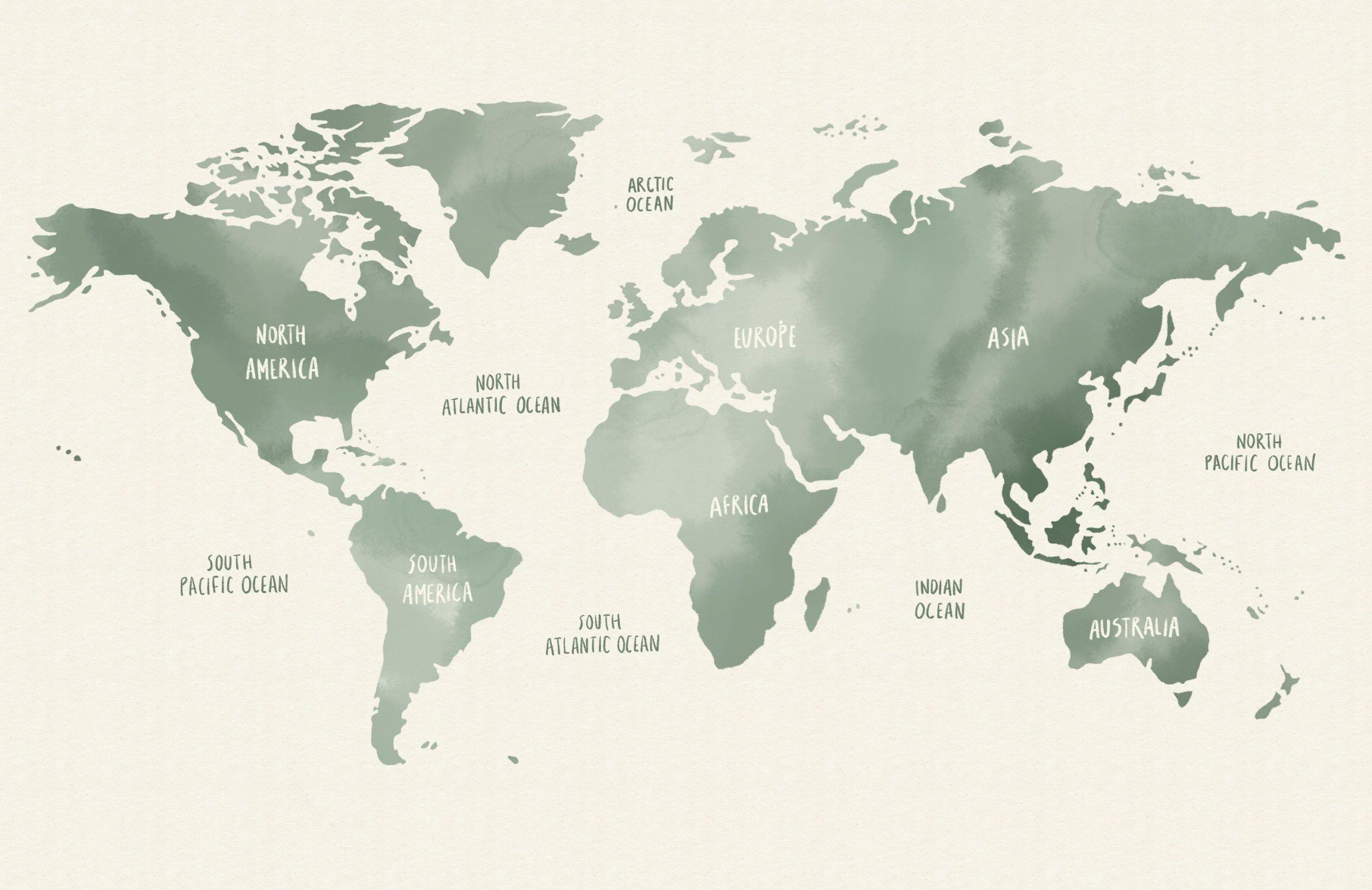 2560x1661 Asia Map Wallpaper, HD Asia Map Background