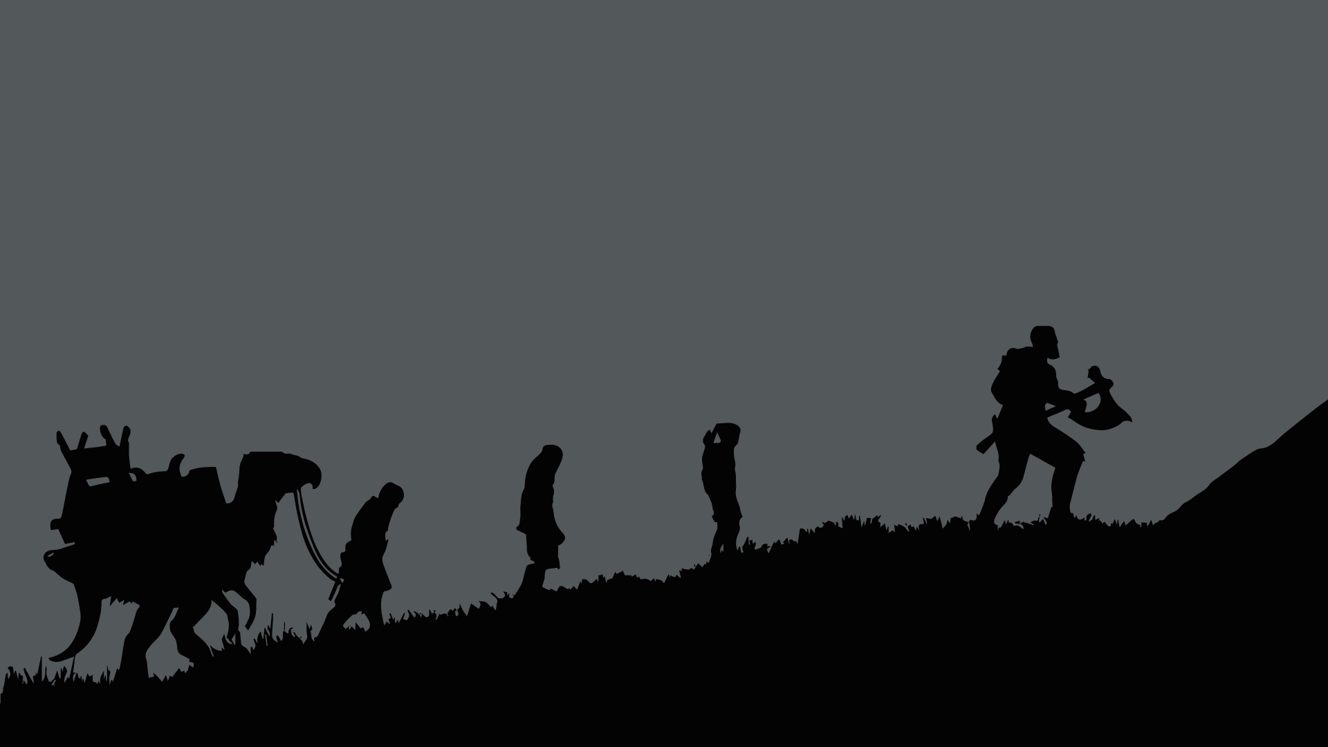 1920x1080 GOD OF WAR MINIMALIST DESKTOP WALLPAPER