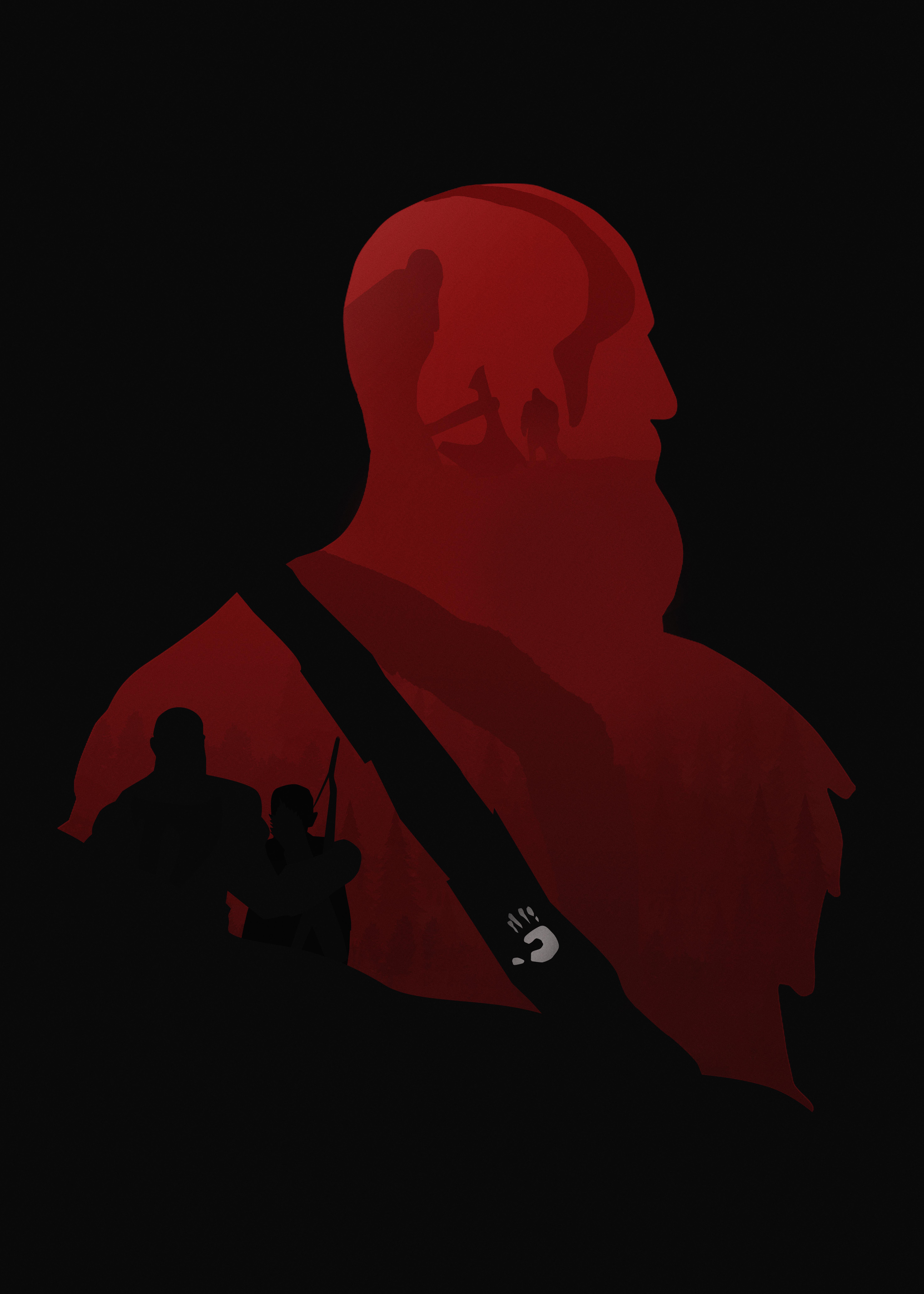 5906x8268 Image I made a God of War poster for minimal poster lovers: PS4