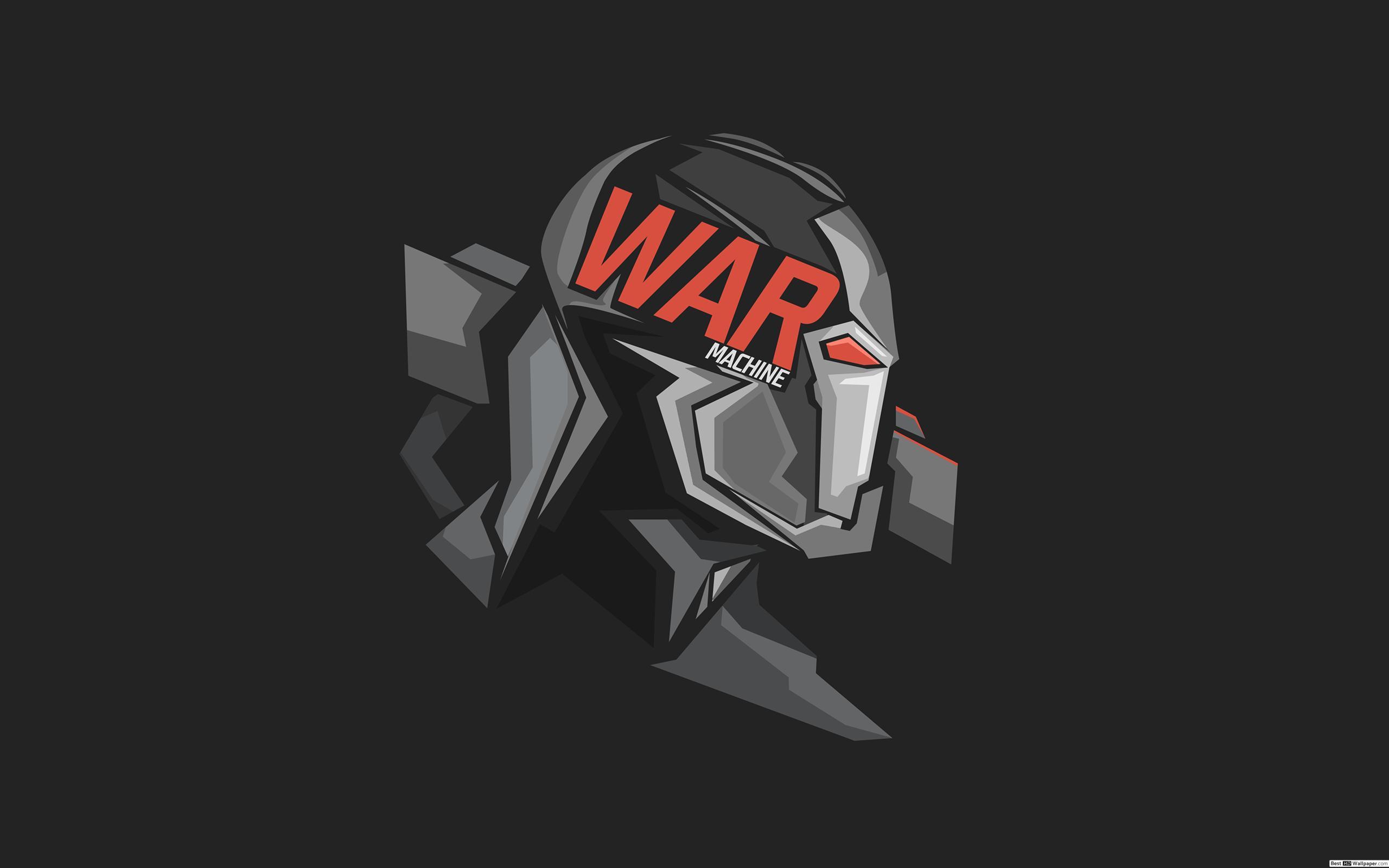 2560x1600 Marvel Comics War Machine in black wallpaper minimalist HD wallpaper download
