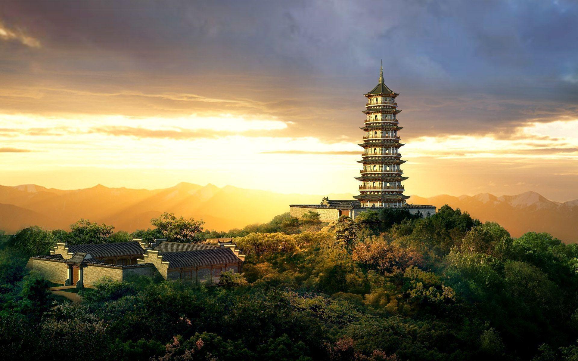 1920x1200 Pagoda Wallpaper. (30++ Wallpaper)
