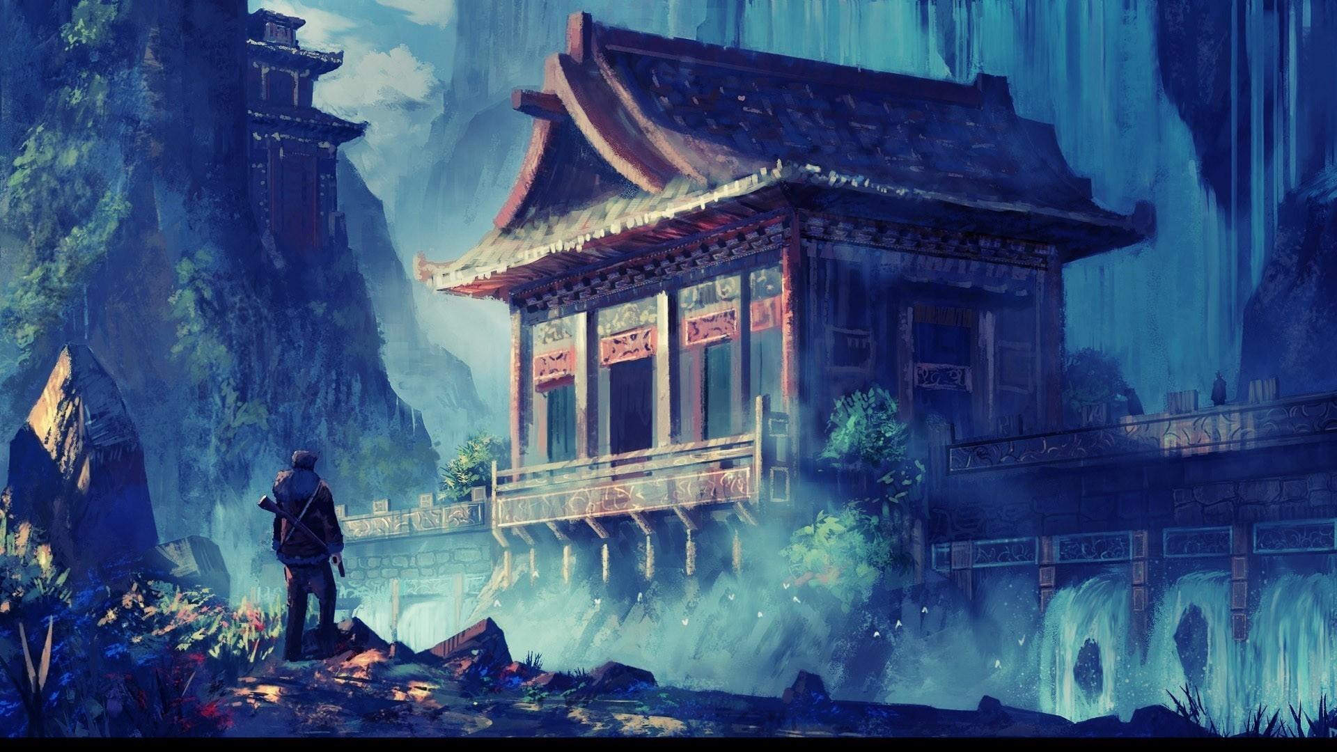 1920x1080 Pagoda Wallpaper