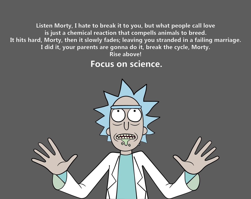 1060x842 Rick And Morty Quotes Wallpaper