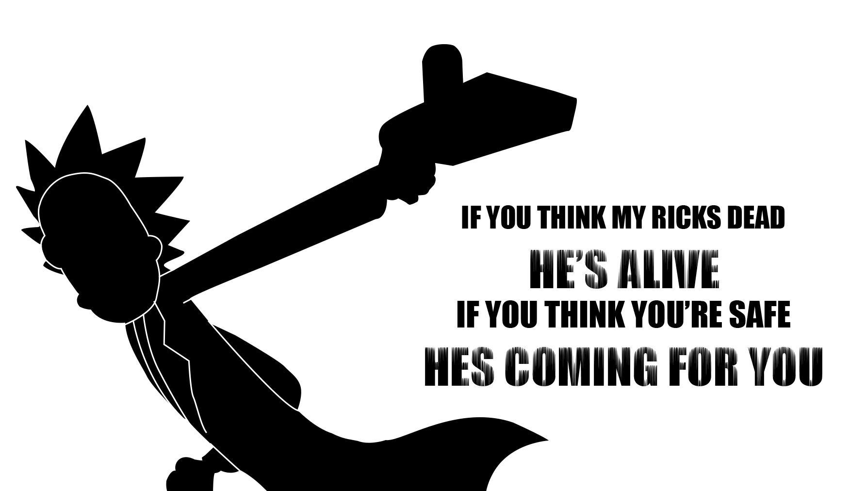 1752x1012 I wanted a rick and morty quote desktop, so I made one!: rickandmorty