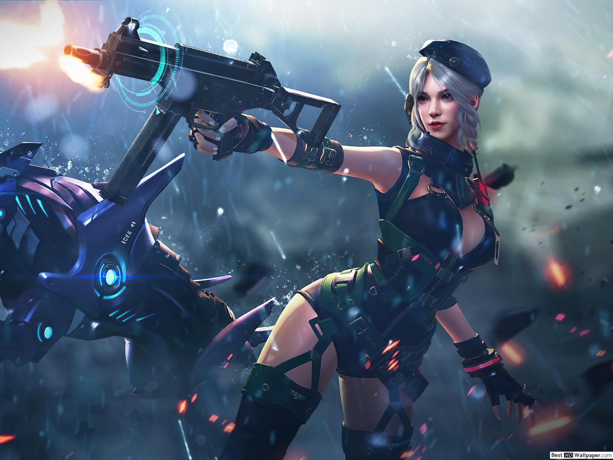 2048x1536 Agent 'Laura' Free Fire (Video Game) HD wallpaper download