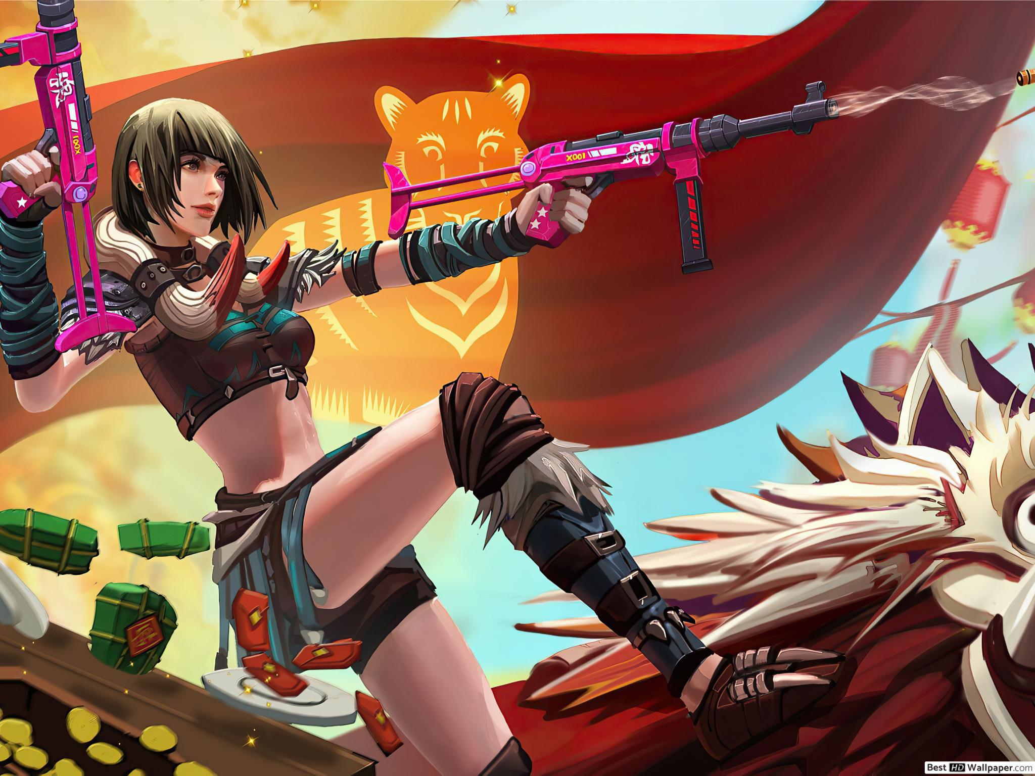 2048x1536 Kelly' The Swift Free Fire [Video Game] HD wallpaper download