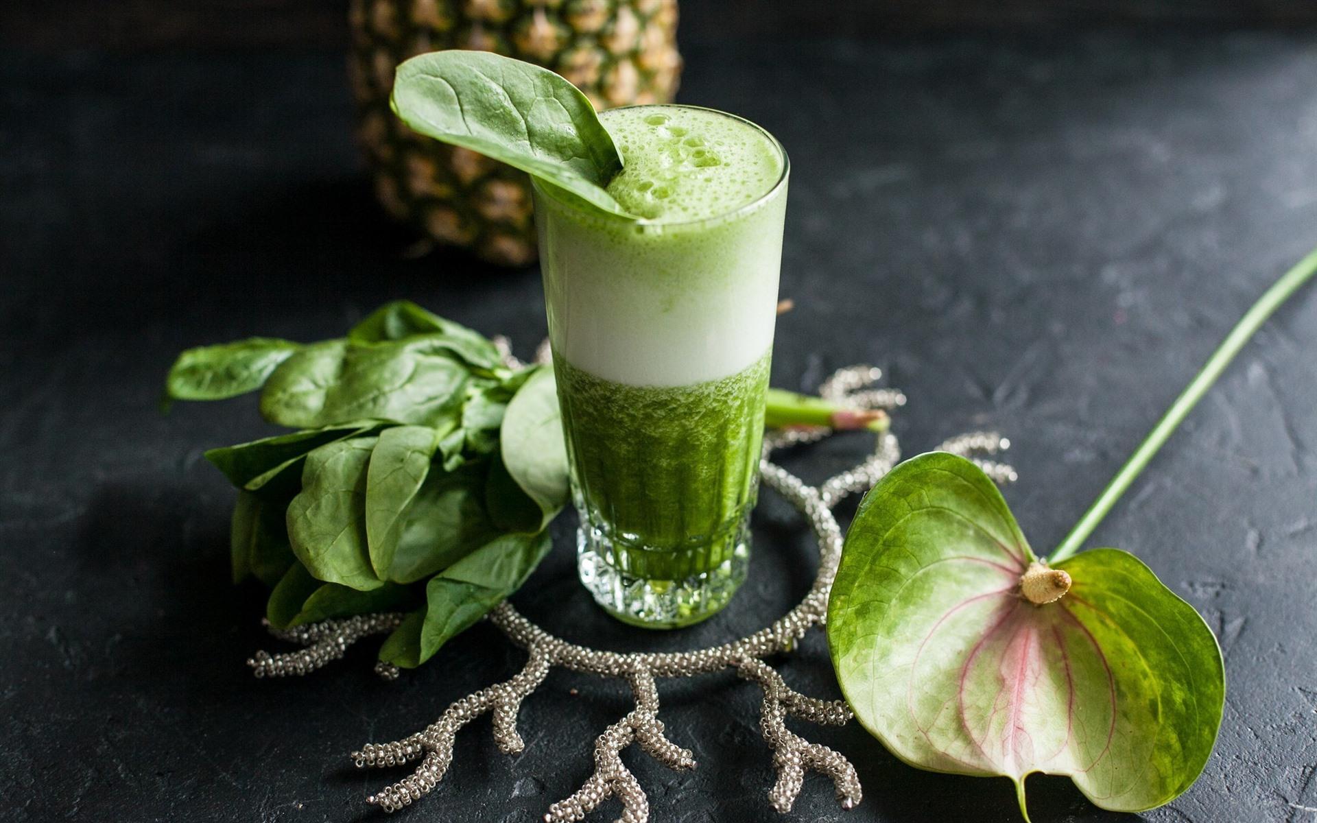 1920x1200 Wallpaper Spinach smoothies, drink, green juice 1920x1200 HD Picture, Image