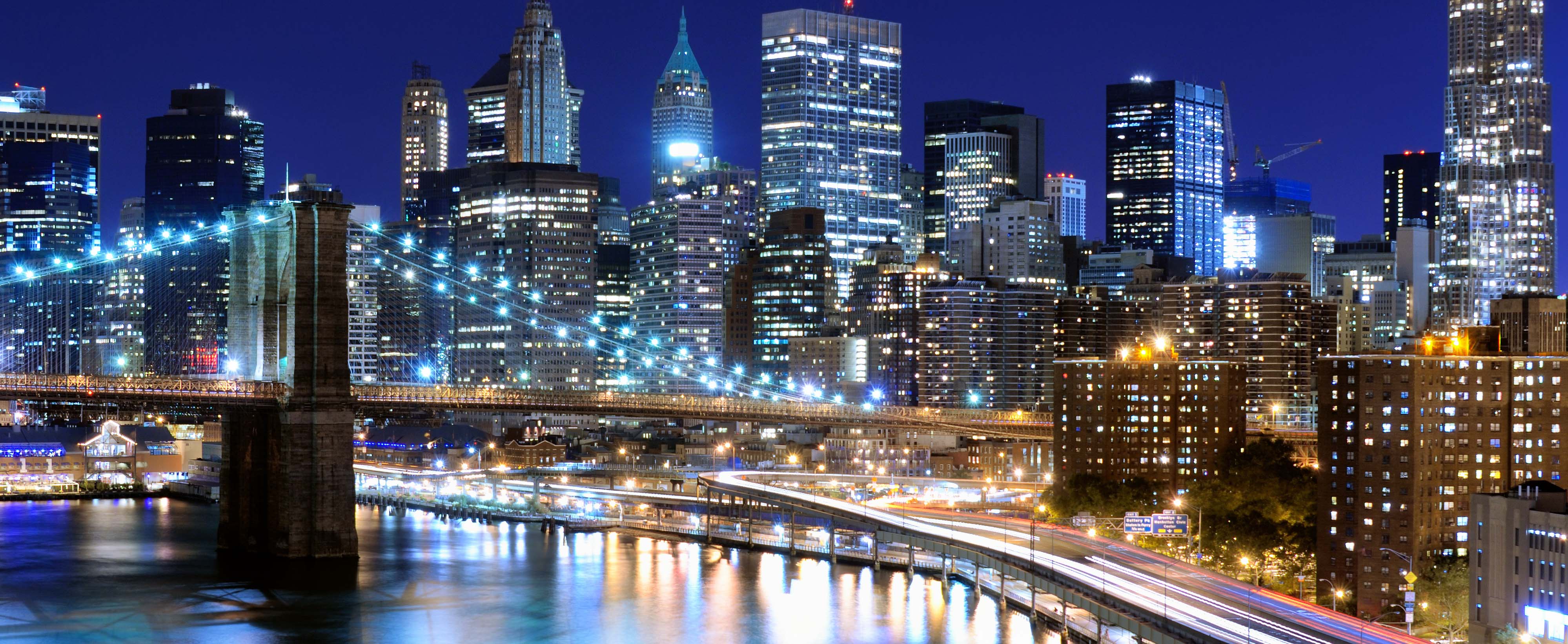 3997x1642 New York City Skyline Wallpaper For Bedroom York City Wall Murals HD Wallpaper