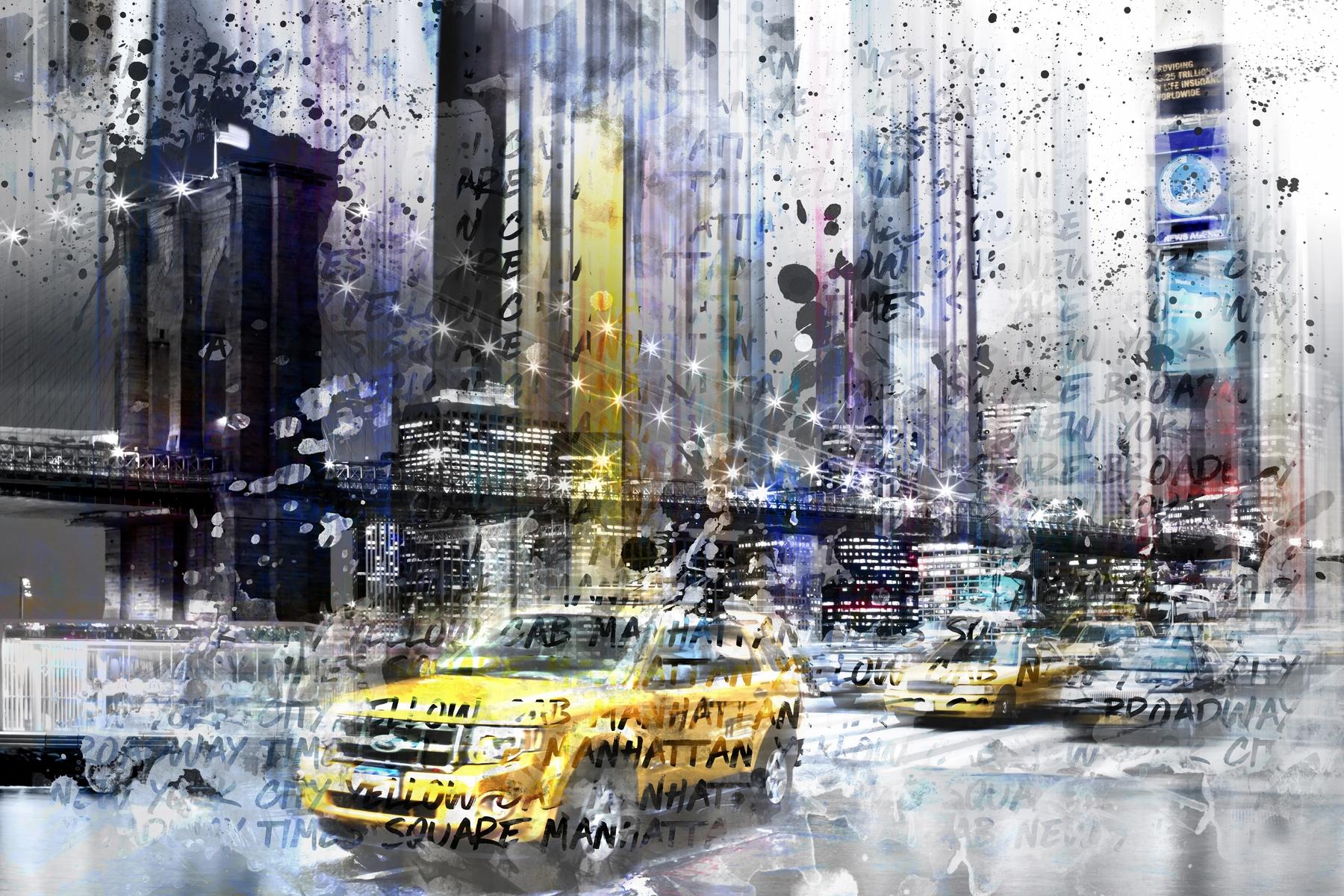 1800x1200 Buy Modern Art NEW YORK Collage wallpaper US shipping at
