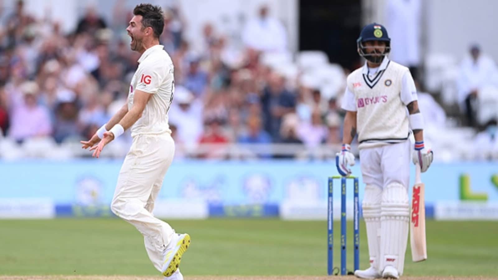 1600x900 India Vs England: James Anderson Dismisses Virat Kohli For First Ball Duck