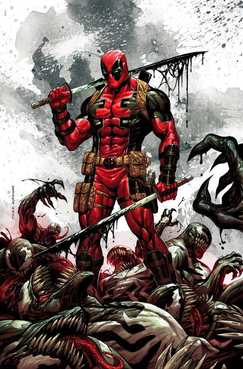 790x1200 Deadpool Vs Spider Man Wallpaper