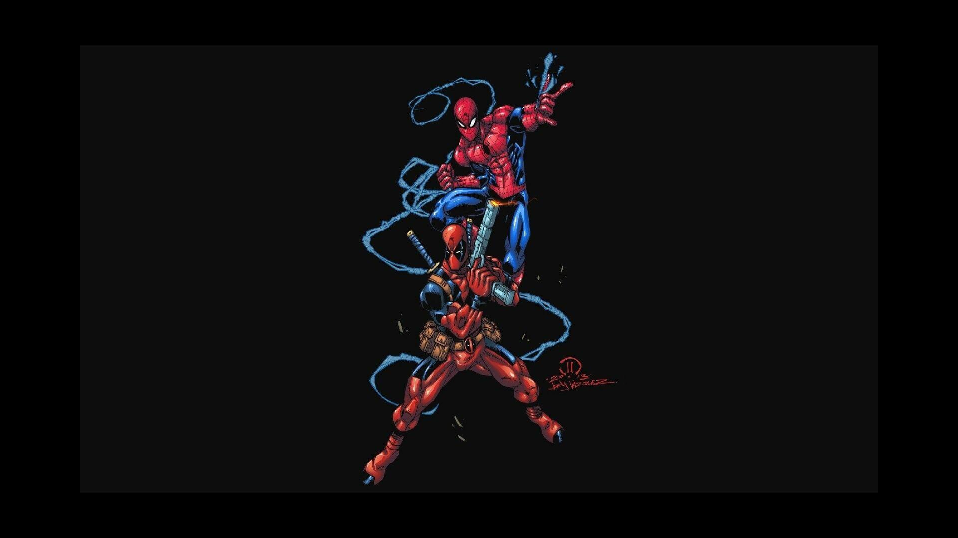 1920x1080 Spider Man Marvel Comics Deadpool Wallpaper: HD, 4K, 5K For PC And Mobile. Download Free Image For IPhone, Android