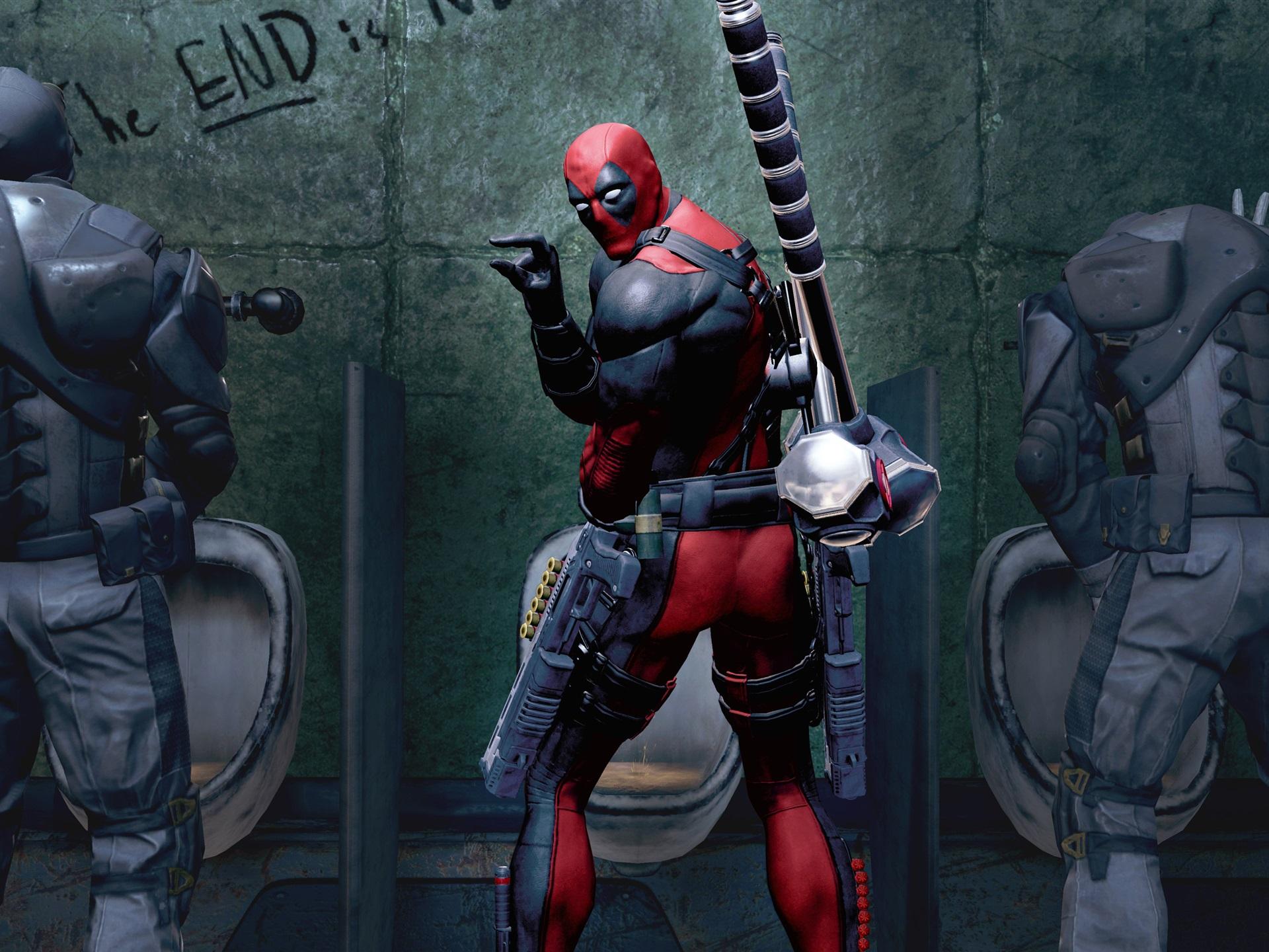 1920x1440 Wallpaper Deadpool game, look back 3840x2160 UHD 4K Picture, Image